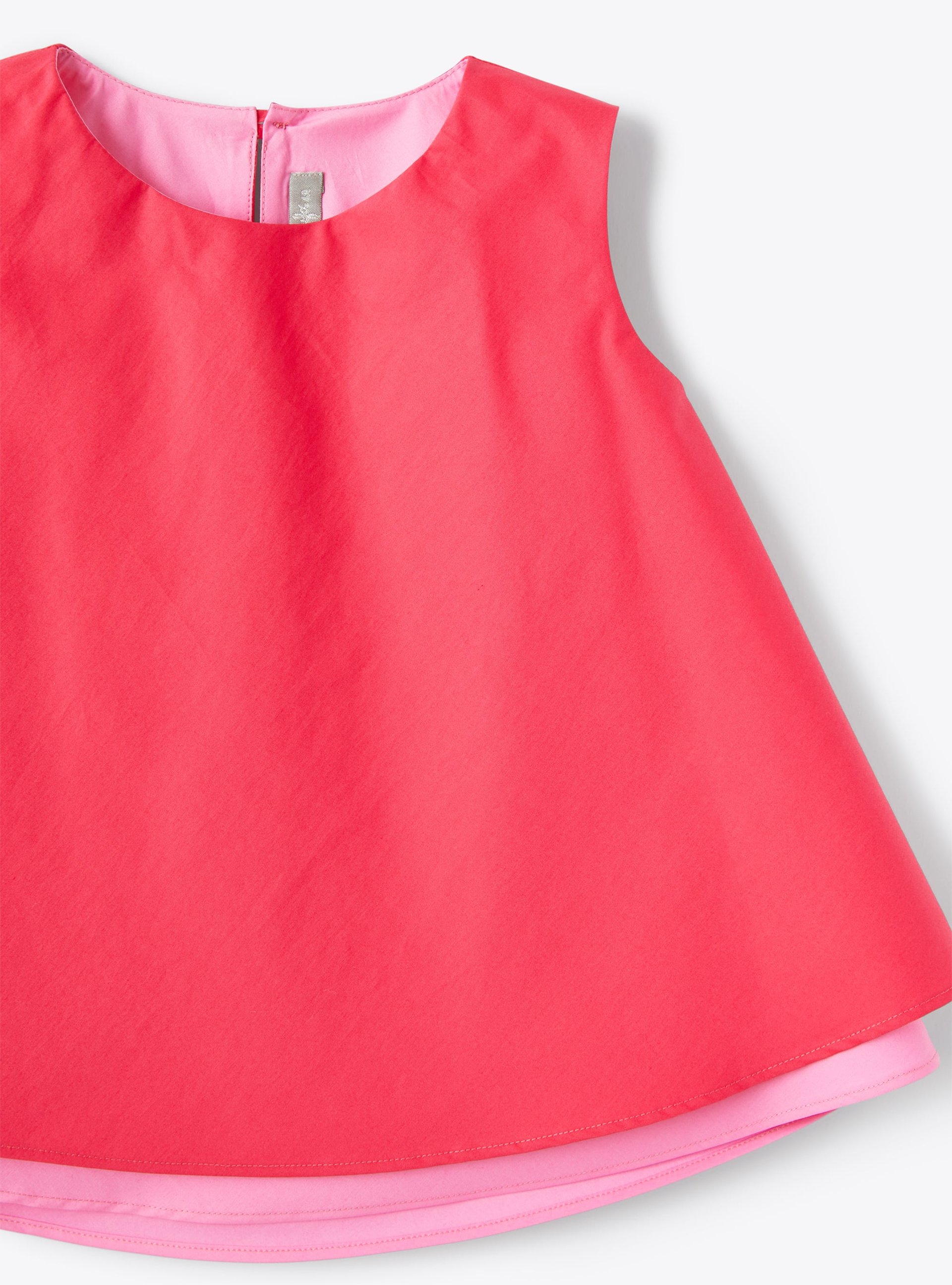 Completo due pezzi in popeline stretch - Rosso | Il Gufo