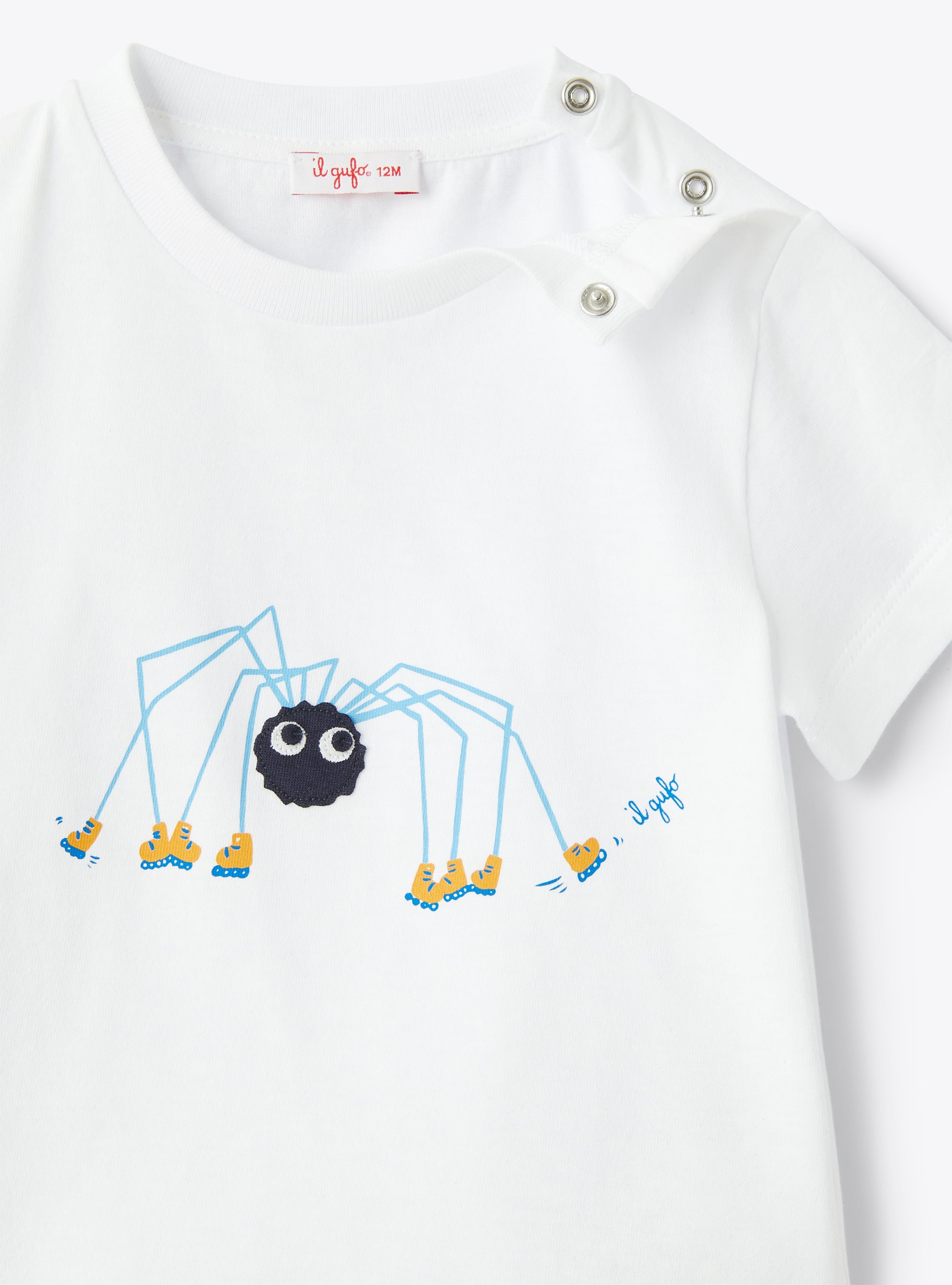 Two-piece set in jersey - Blue | Il Gufo