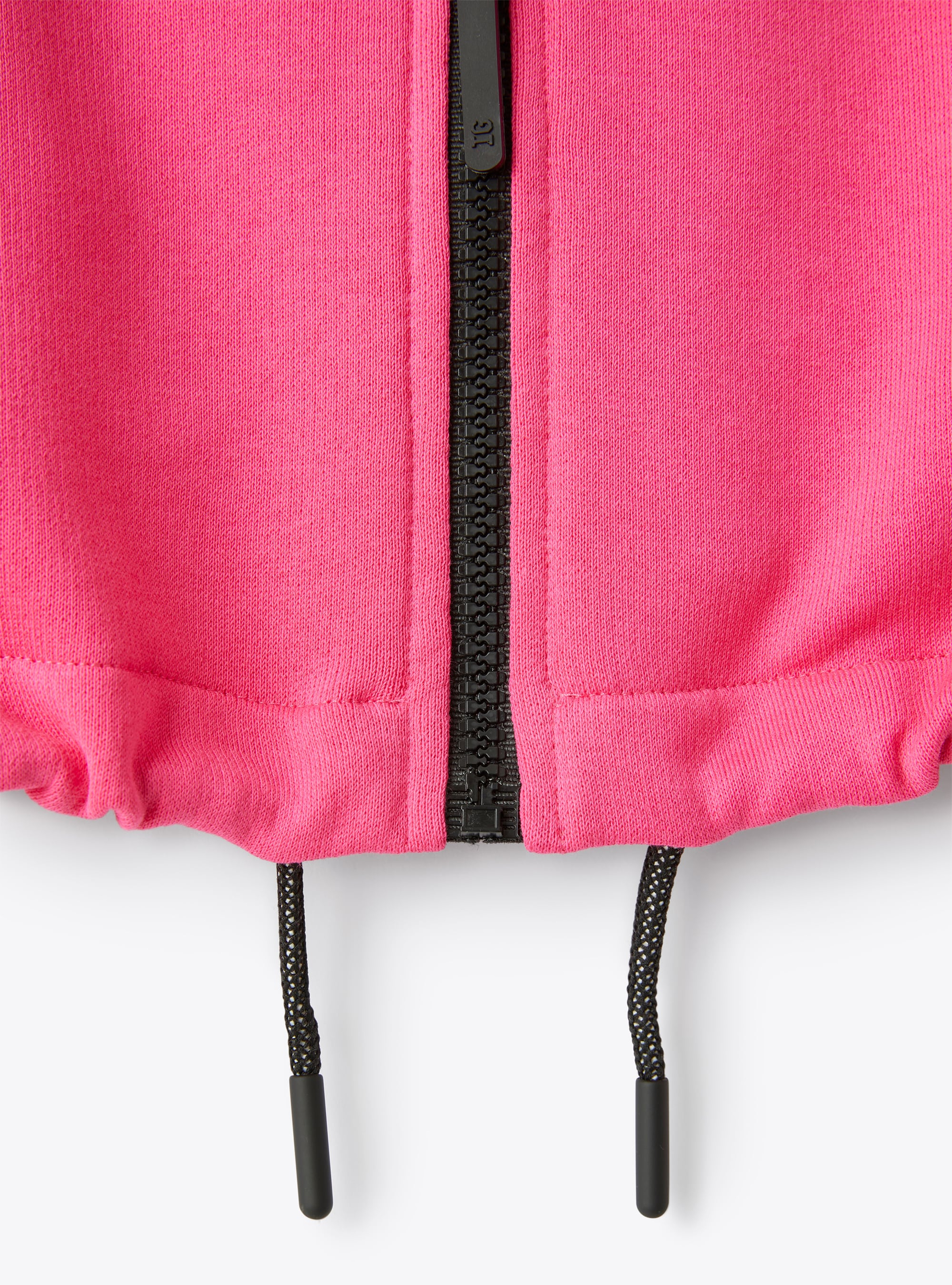 Full-zip fleece jacket in fuchsia pink - Fuchsia | Il Gufo