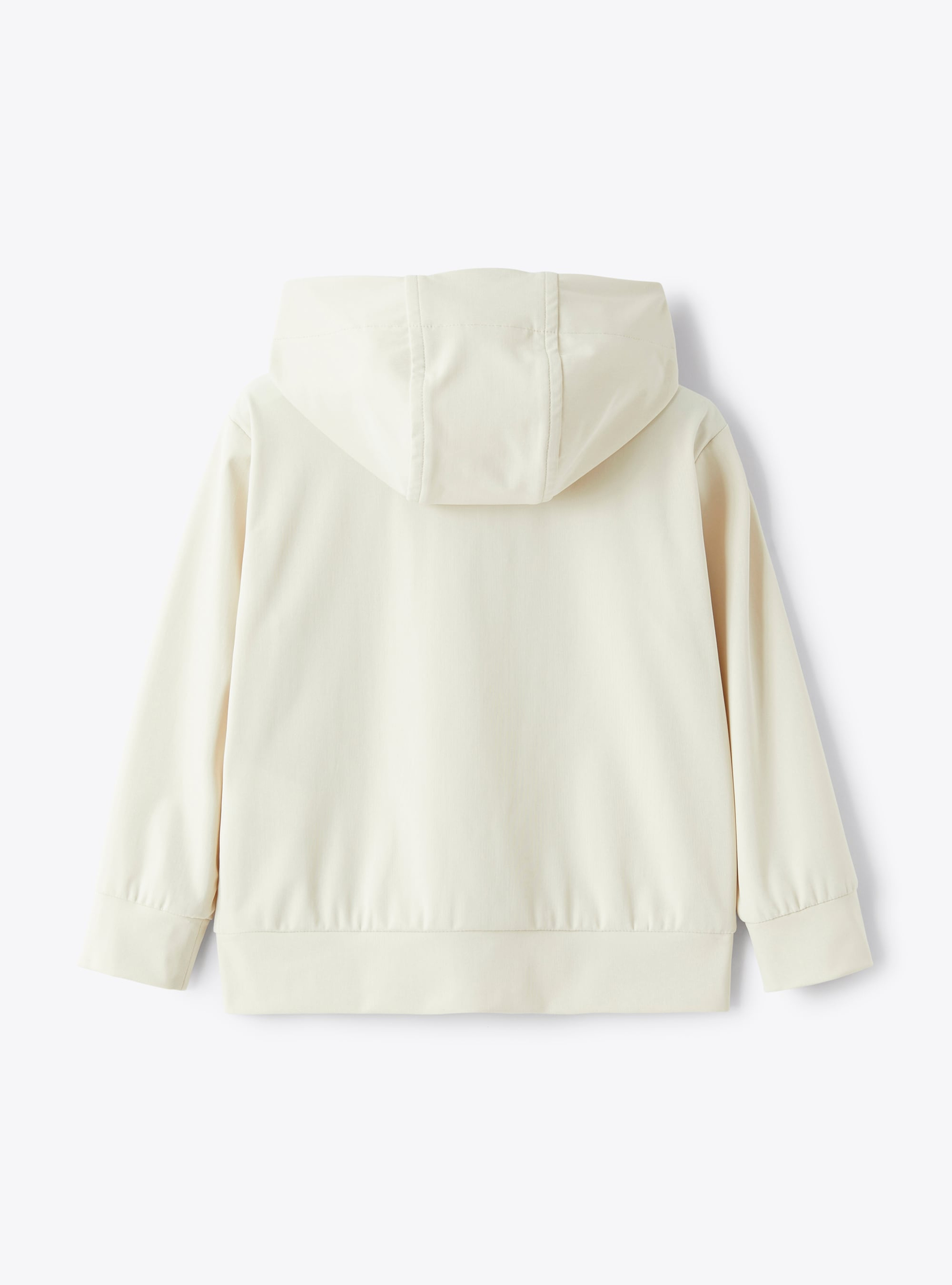 Jacket in Sensitive® Fabrics fleece - White | Il Gufo