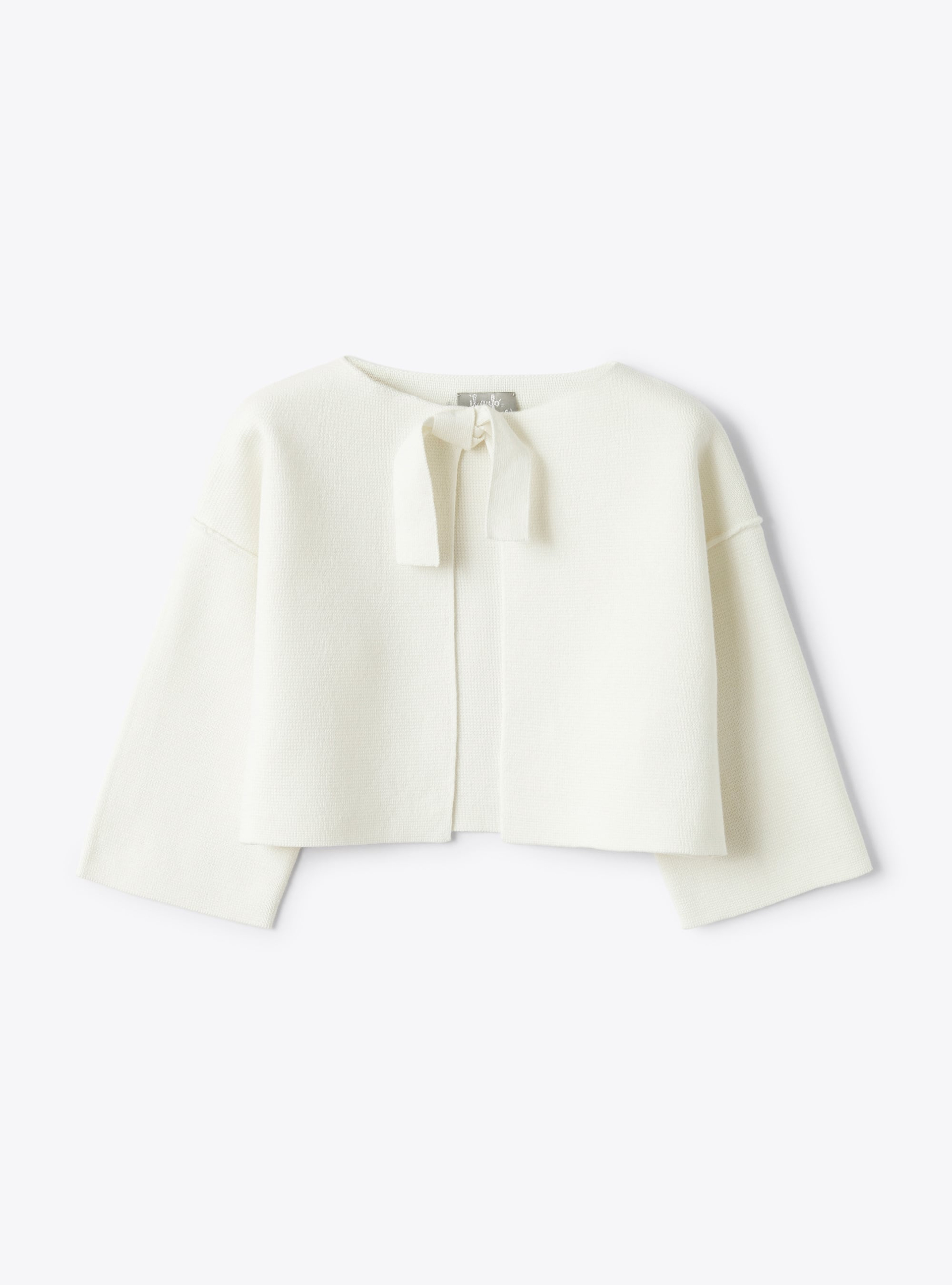Double-breasted organic cotton cardigan - Sweaters - Il Gufo