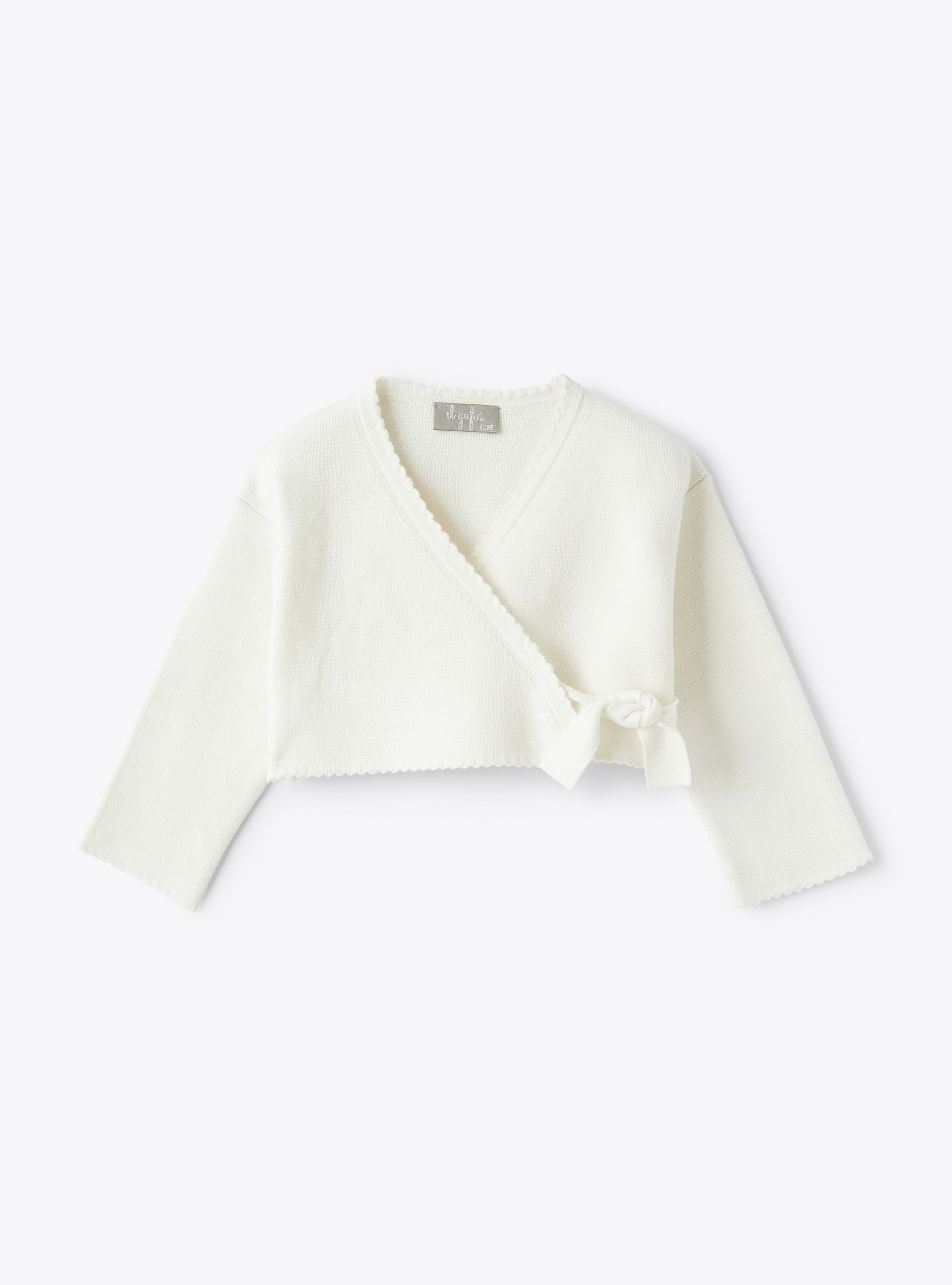 Cardigan pour bébé fille en coton biologique - Pulls - Il Gufo