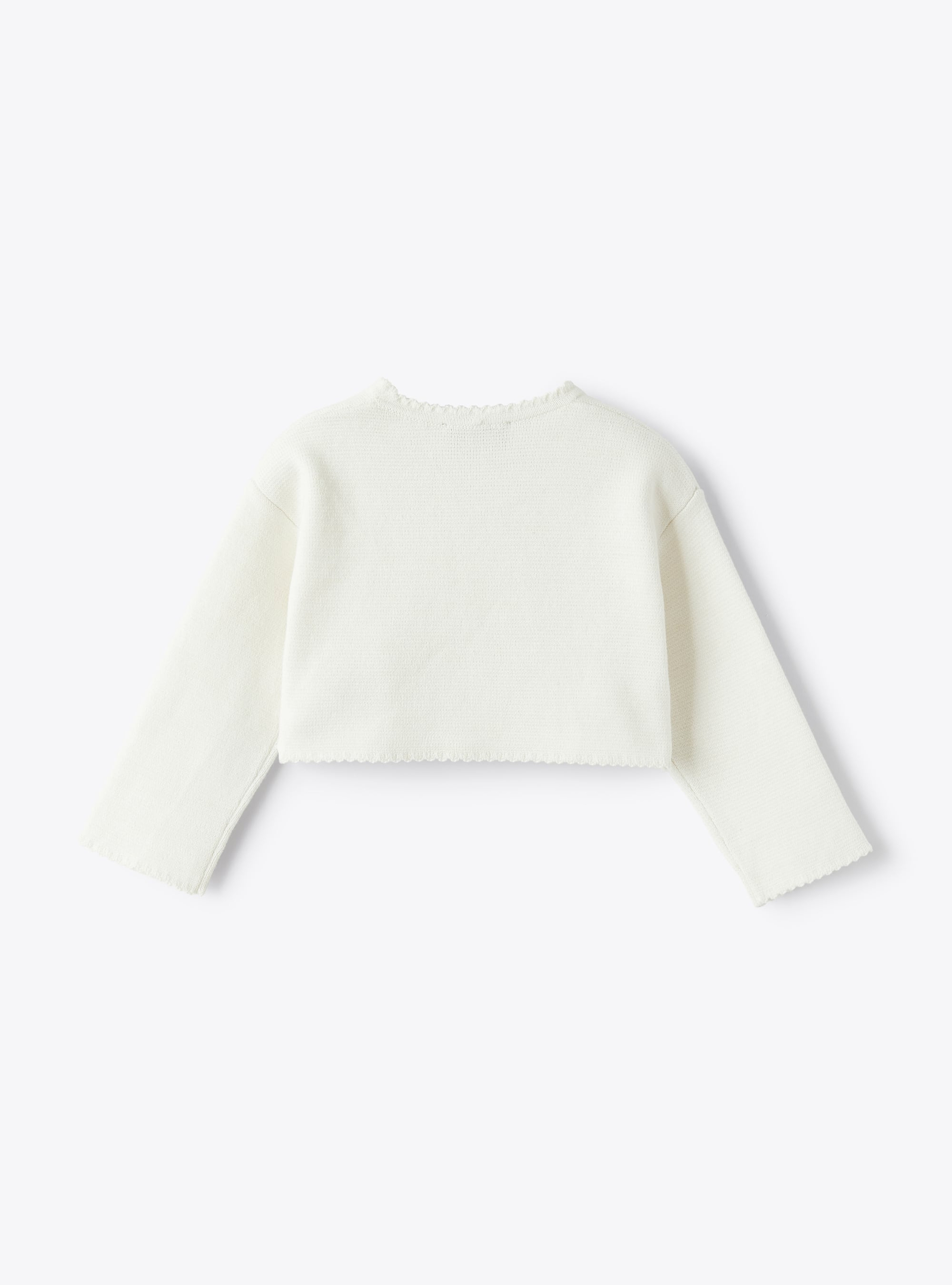 Cardigan da neonata in cotone organico - Maglie - Il Gufo