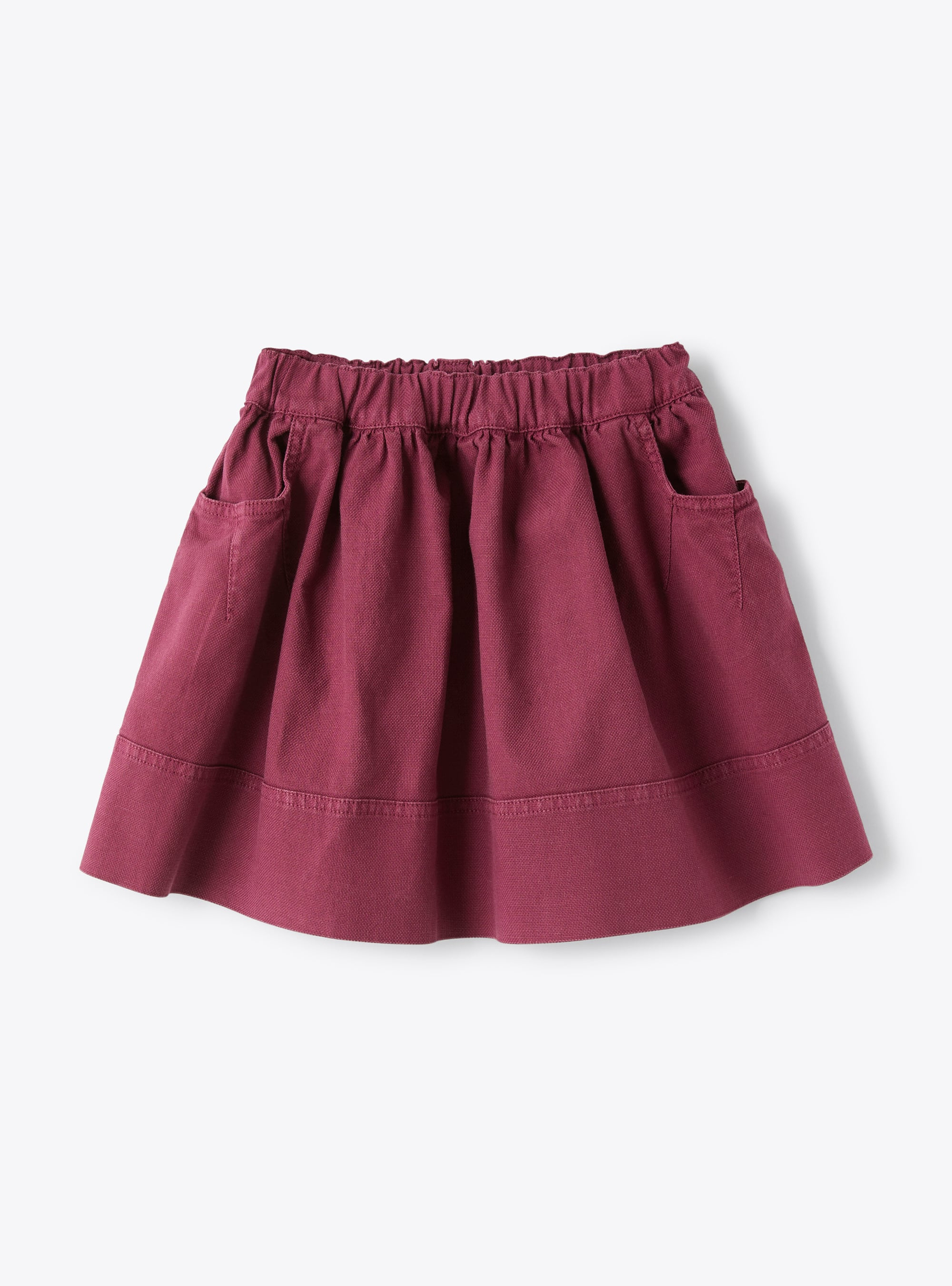 Jupe en toile teinte en pièce  - Jupes - Il Gufo