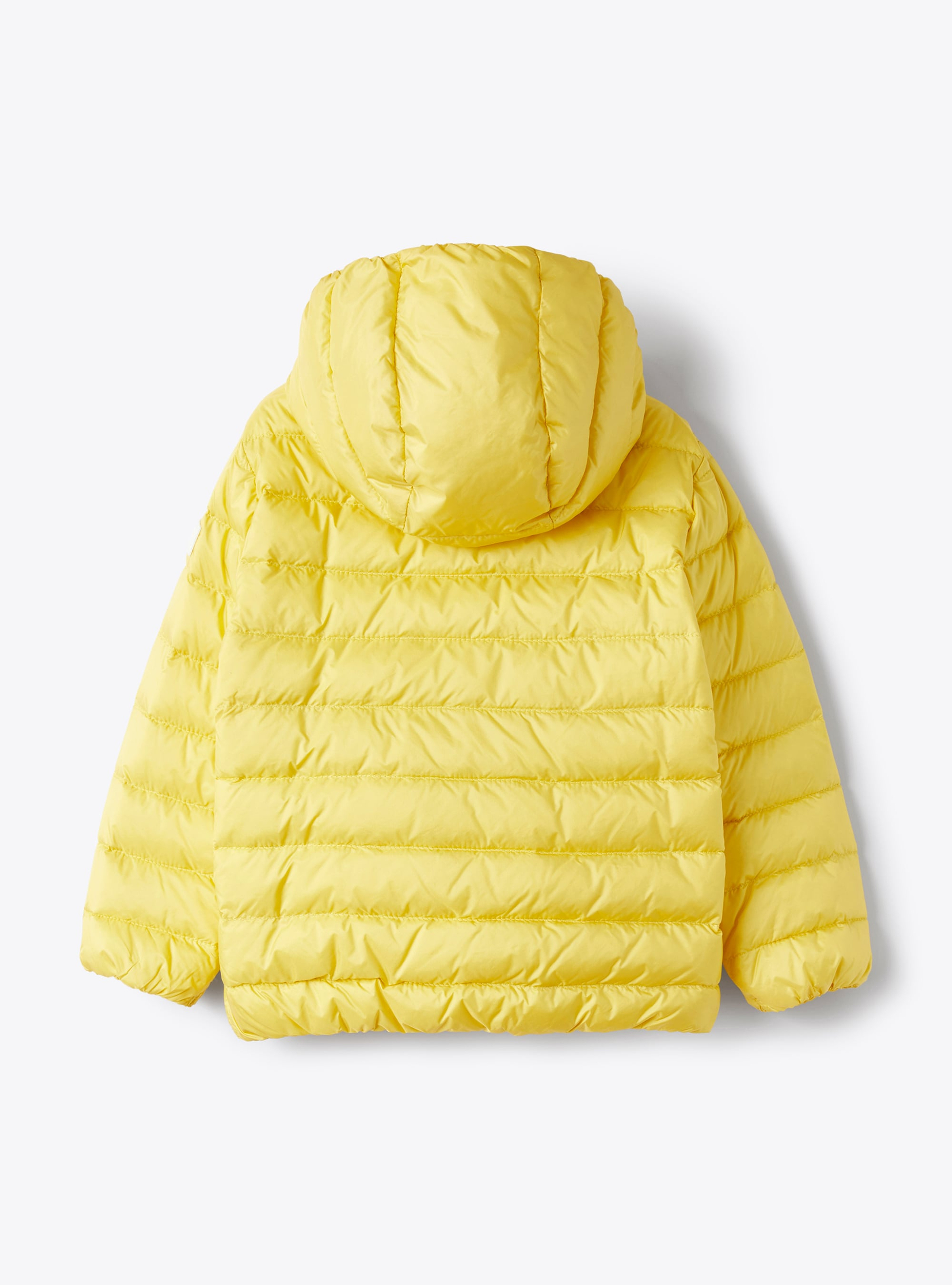 Short down-proof nylon down jacket - Yellow | Il Gufo