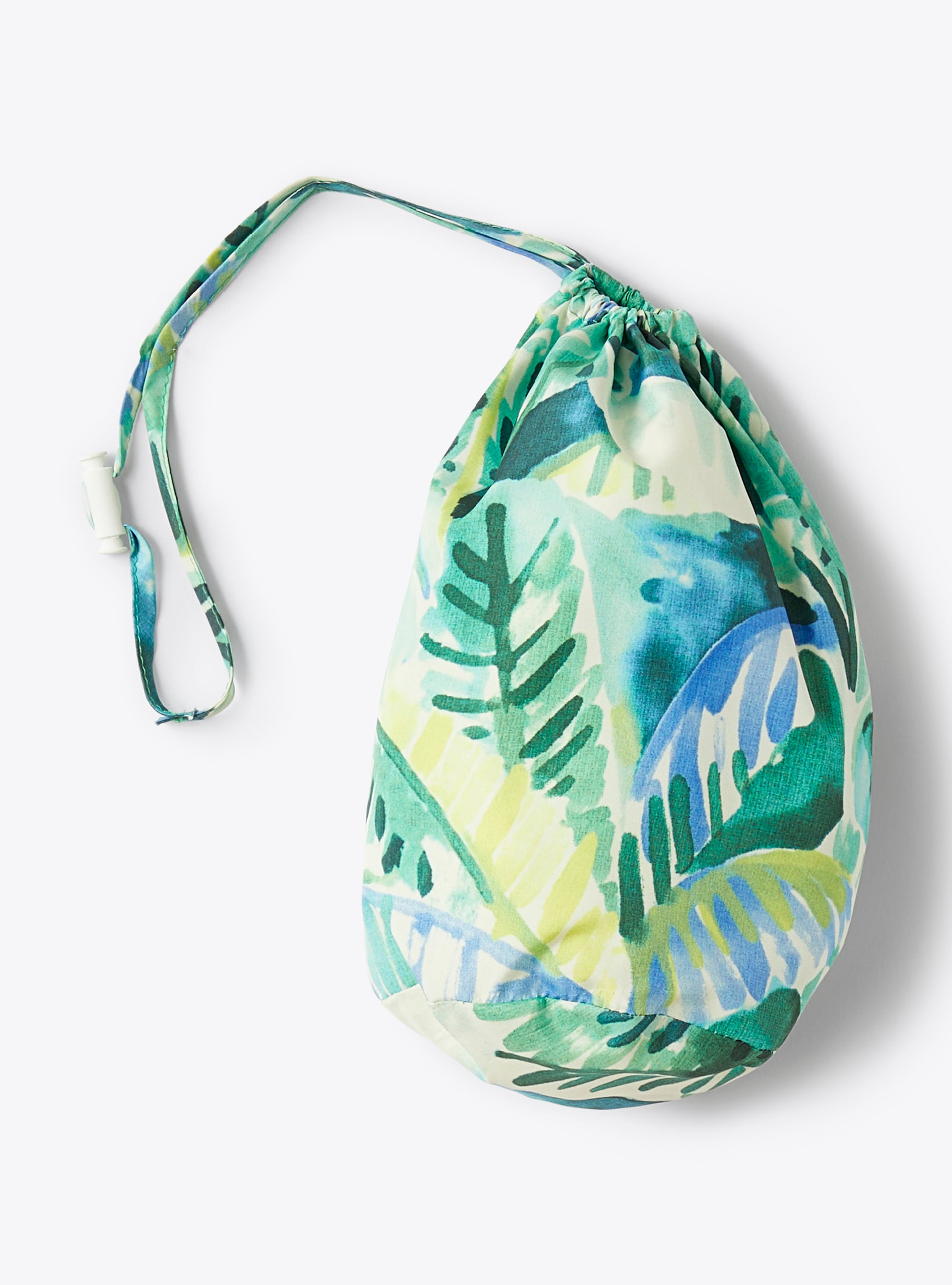 Windcheater in printed nylon - Green | Il Gufo