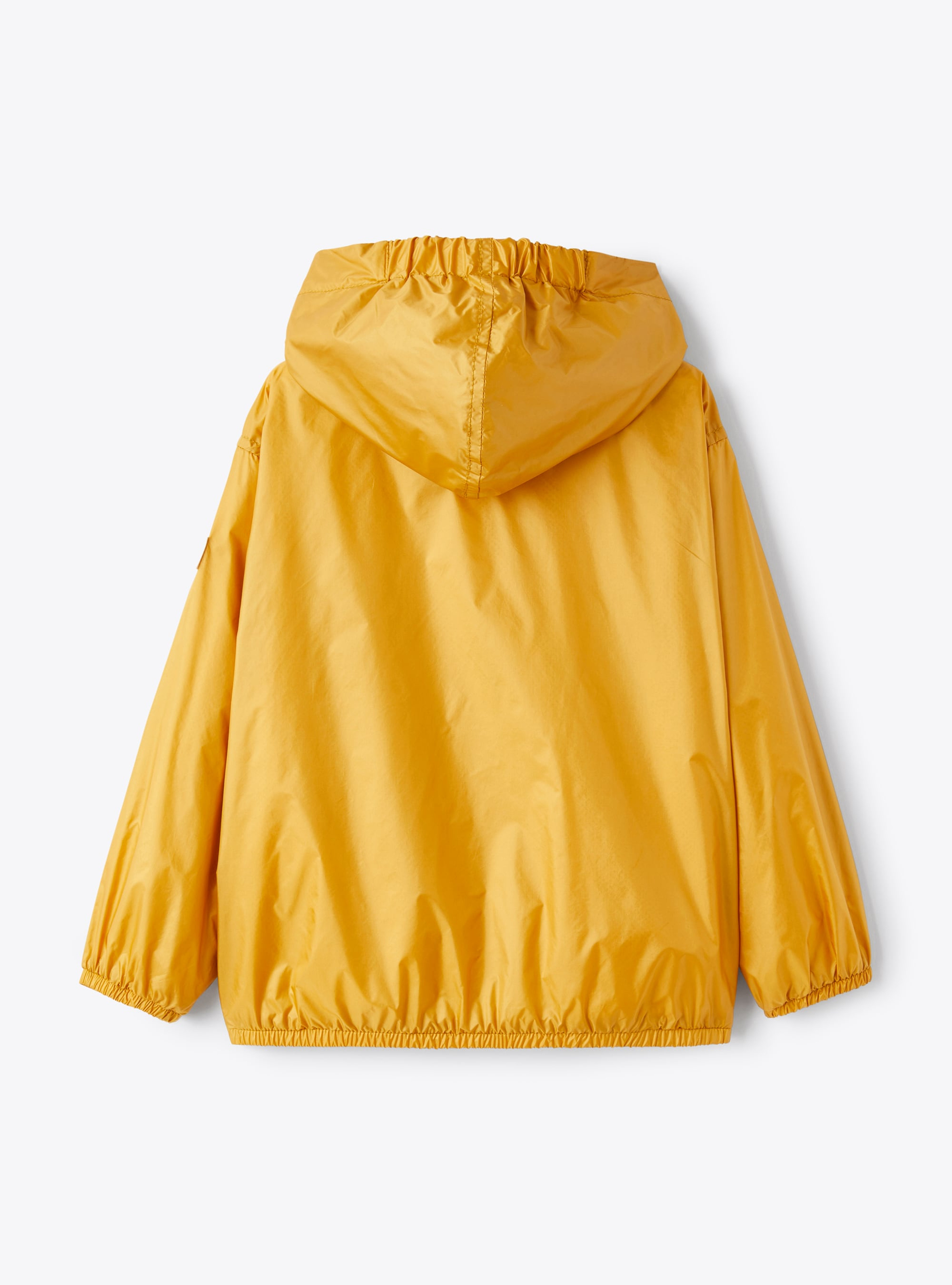 Windcheater in amber-orange downproof nylon - Orange | Il Gufo