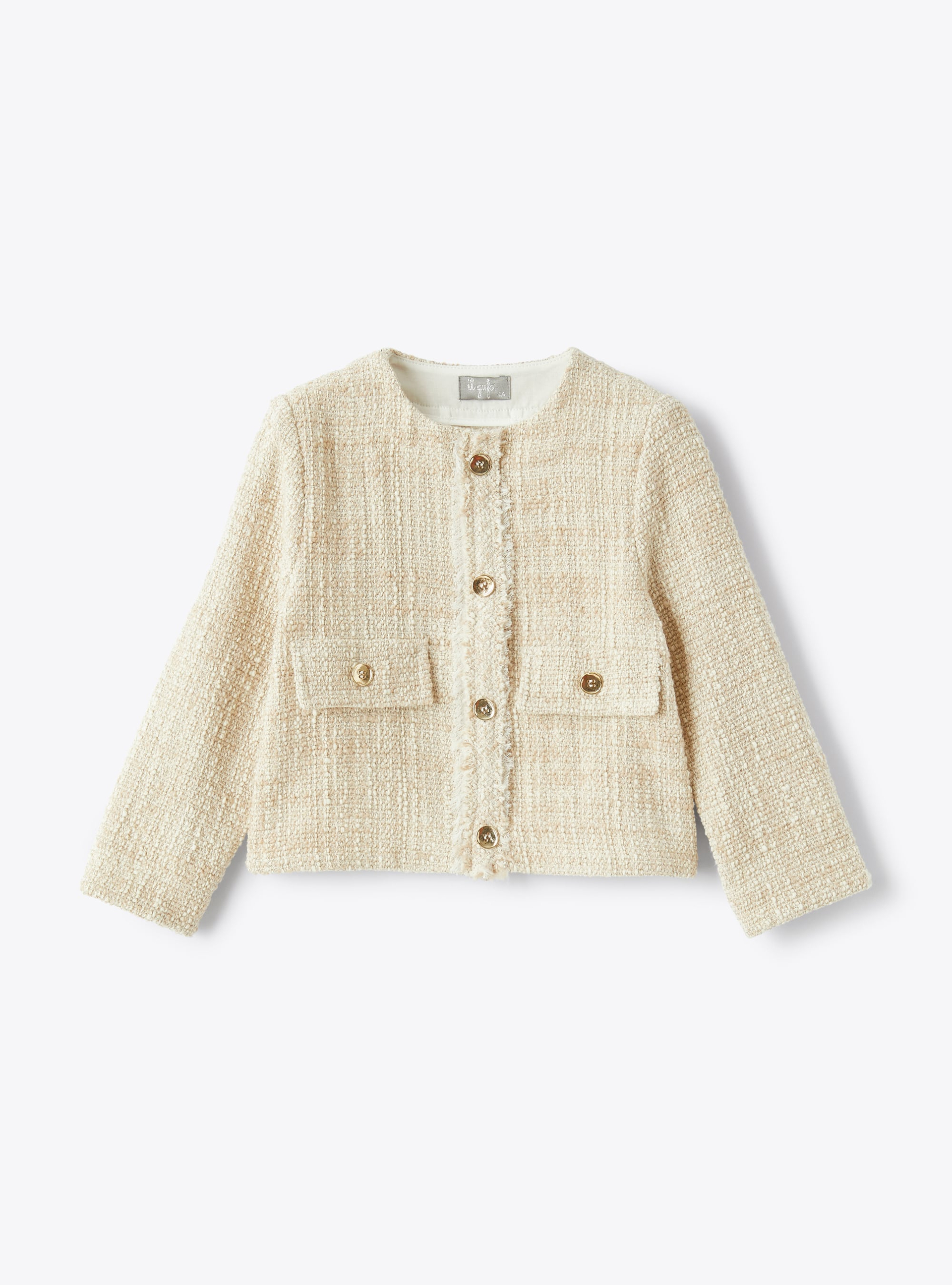 Jacket in a raised-weft cotton blend - Jackets - Il Gufo