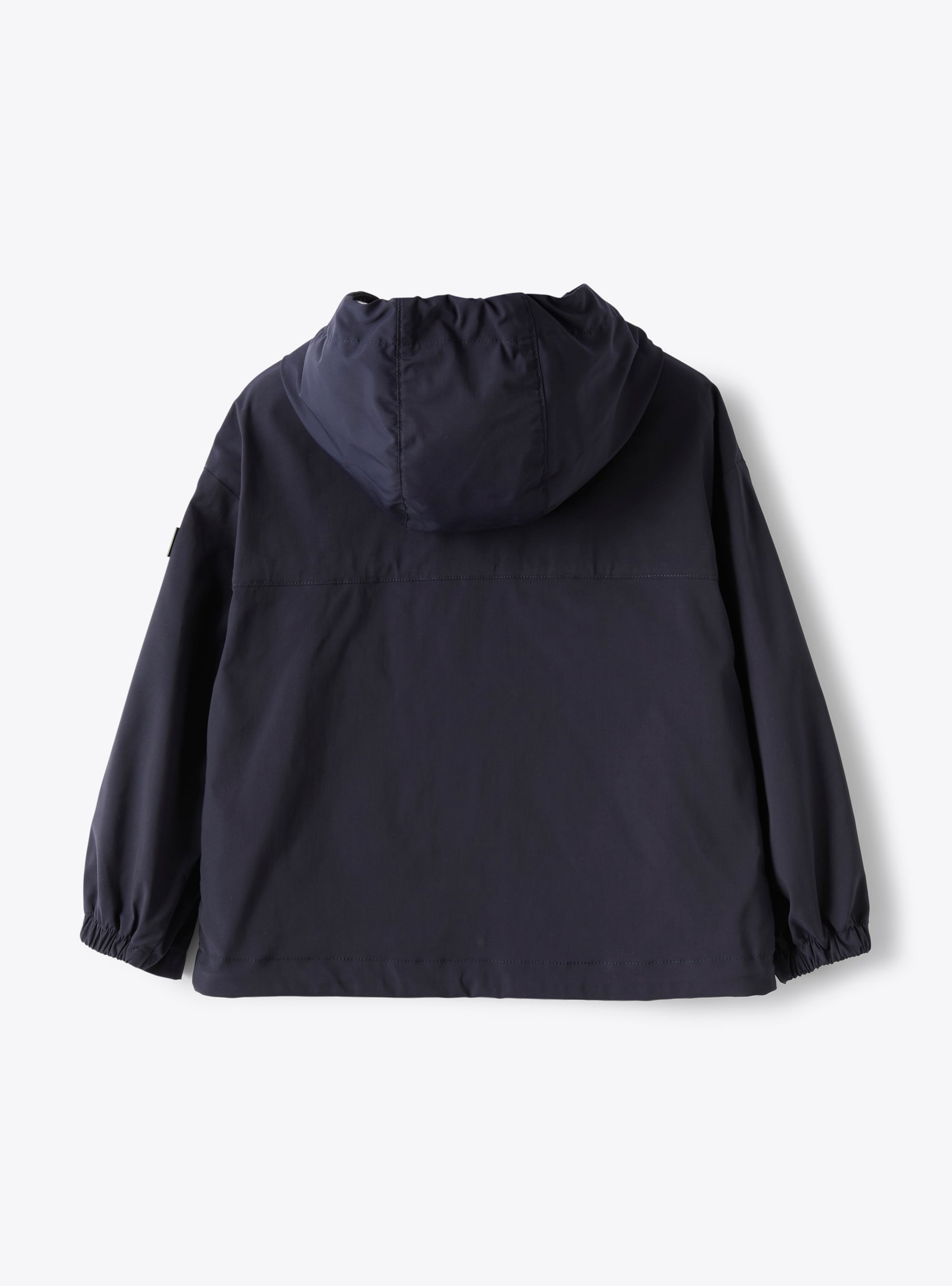 Giacca in tessuto tecnico con zip - Blu | Il Gufo