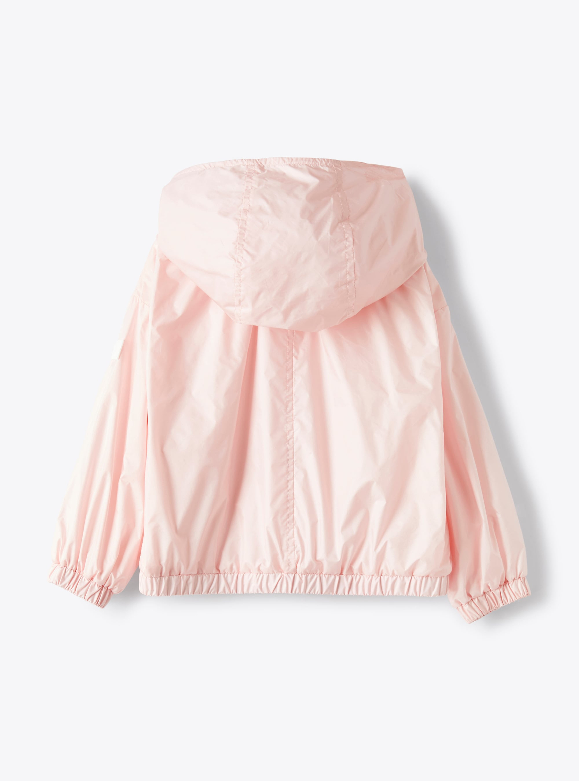 Veste à capuche en nylon antiduvet rose perle - Rose | Il Gufo