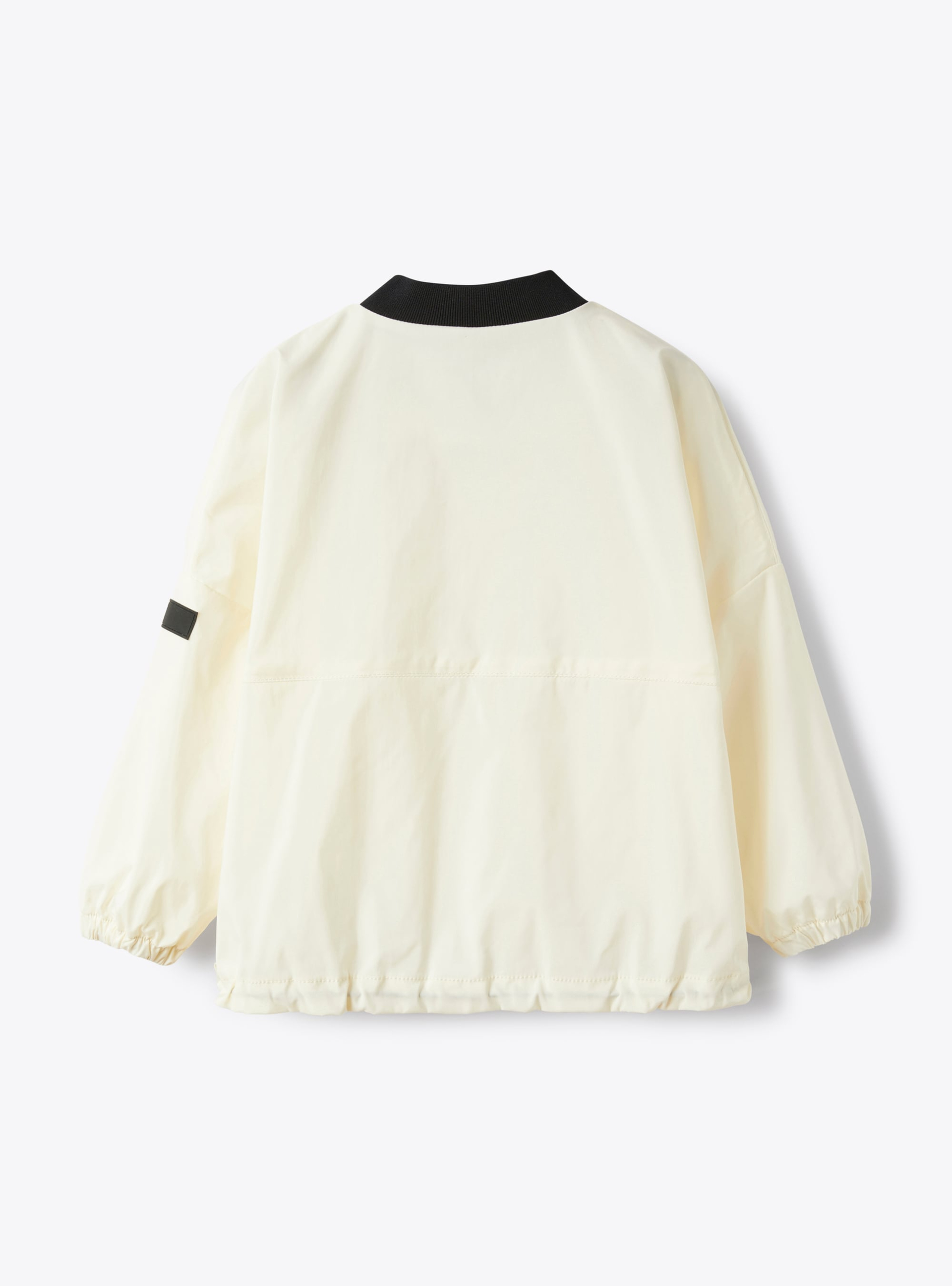 Jacket in white hi-tech nylon - White | Il Gufo
