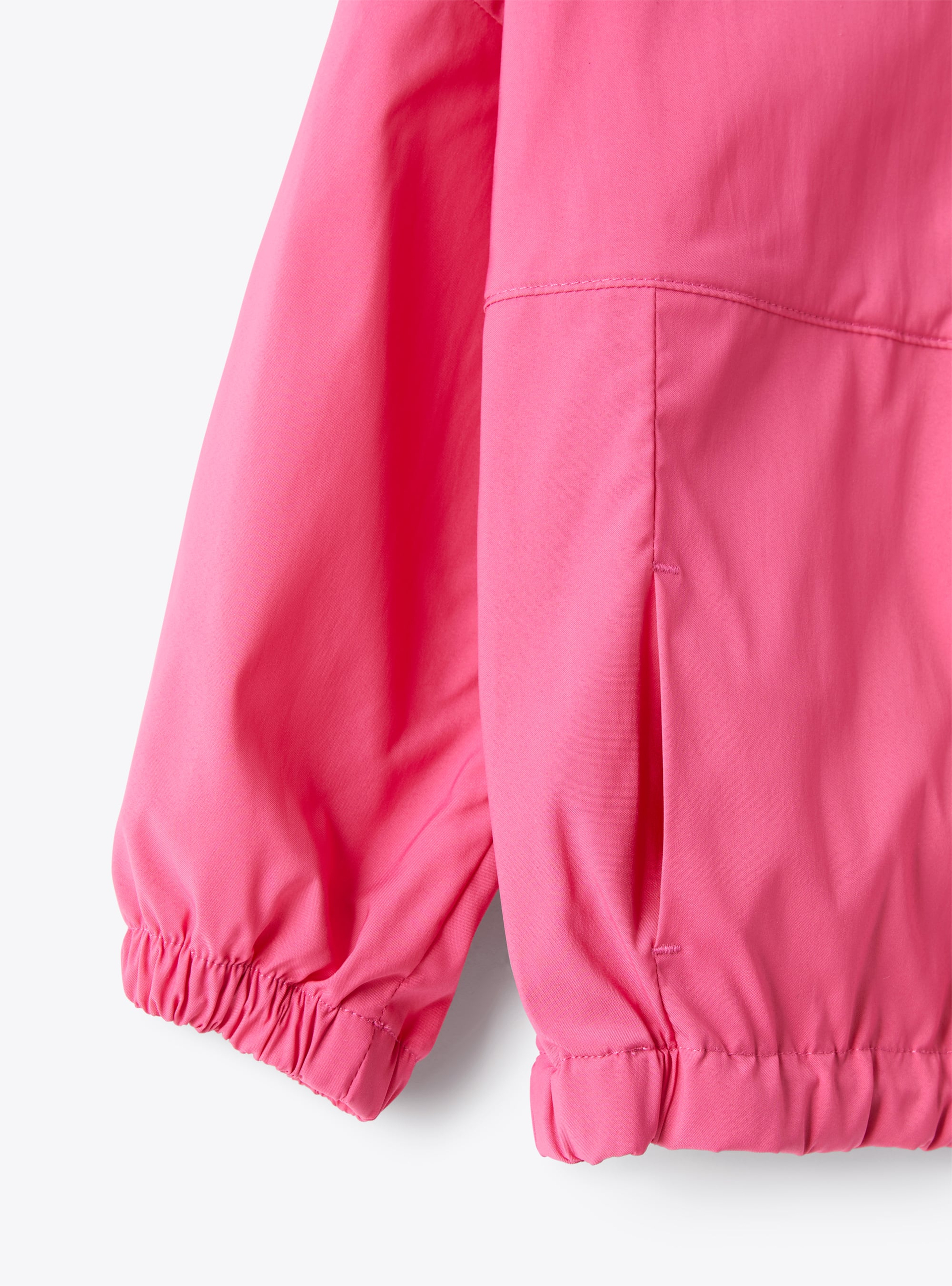 Jacket in fuchsia-pink hi-tech nylon - Fuchsia | Il Gufo