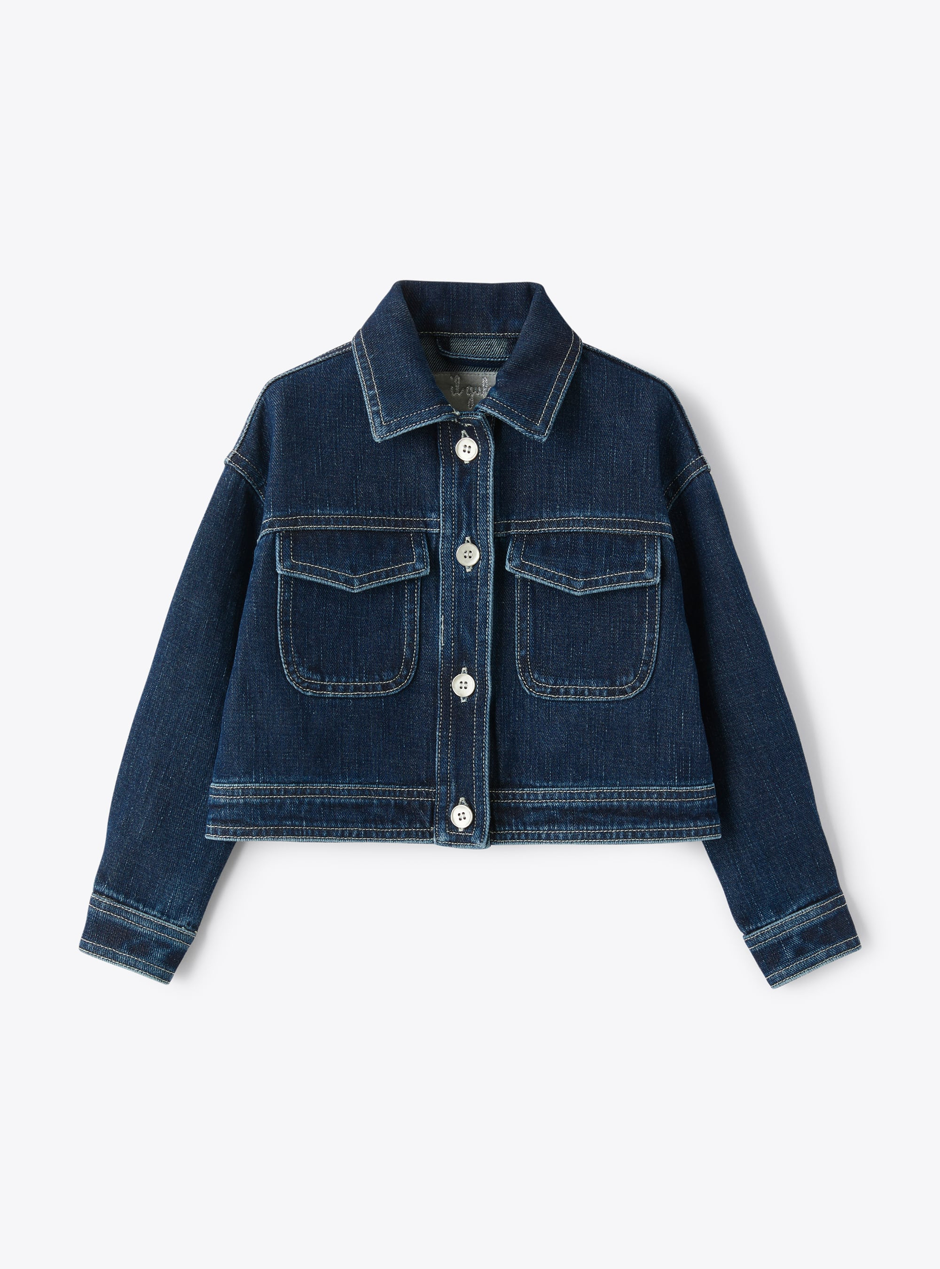 Giacca in denim blu - Giacche - Il Gufo