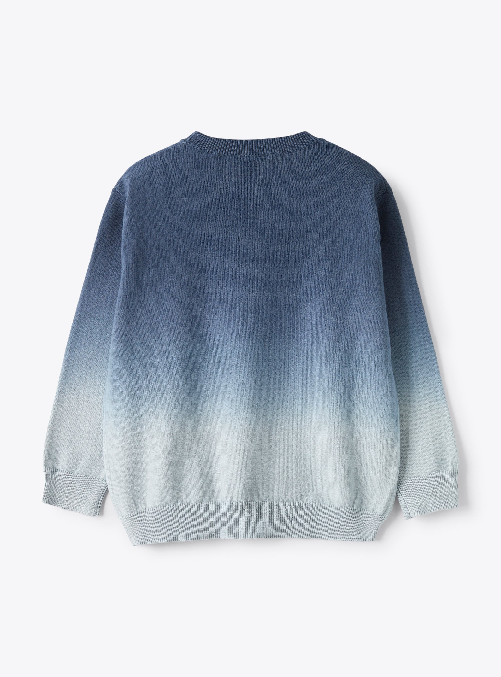 Pullover aus Bio-Baumwolle in Heidelbeerblau - Pullover - Il Gufo