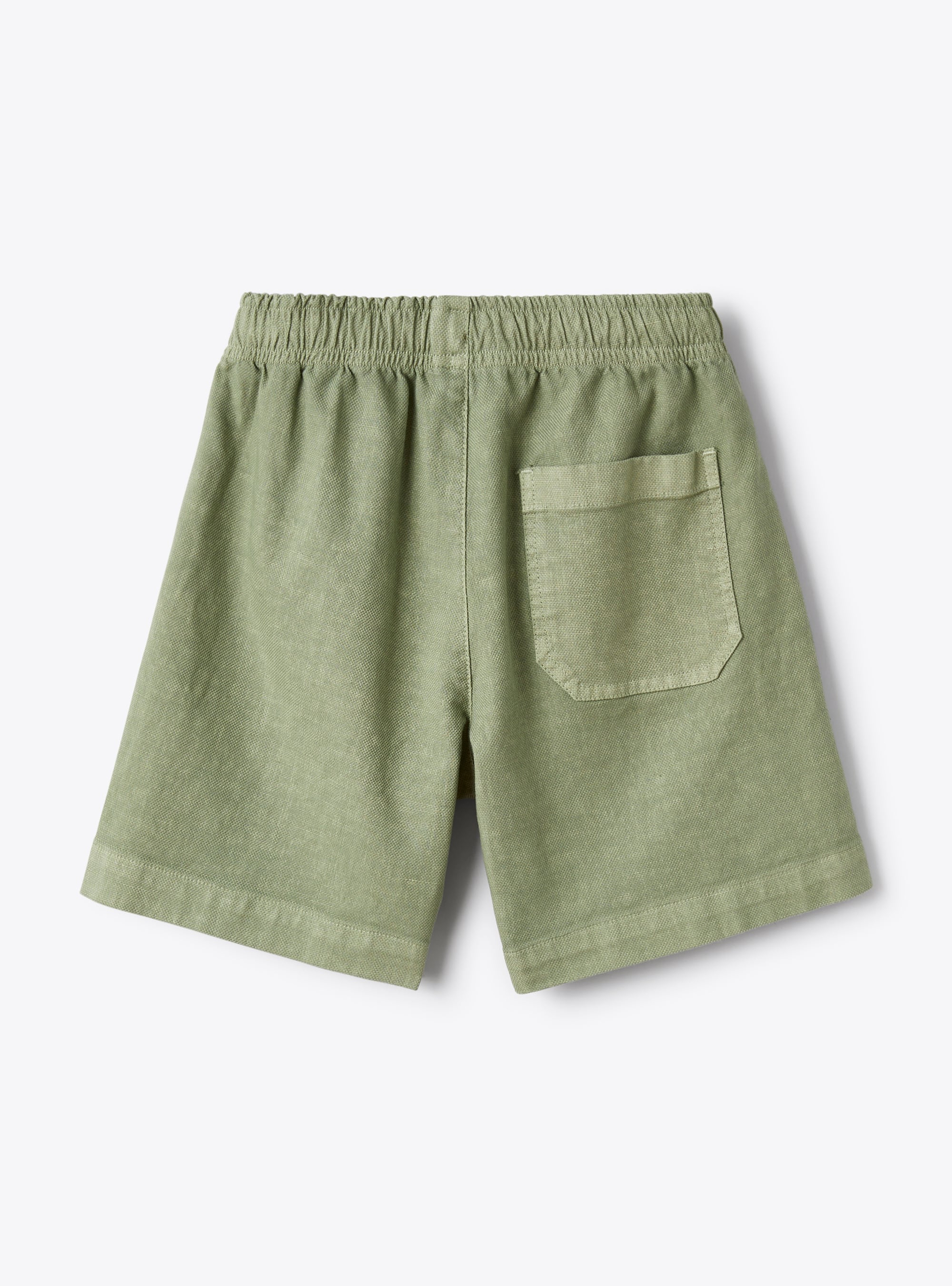 Bermuda en toile stretch vert sauge - Vert | Il Gufo
