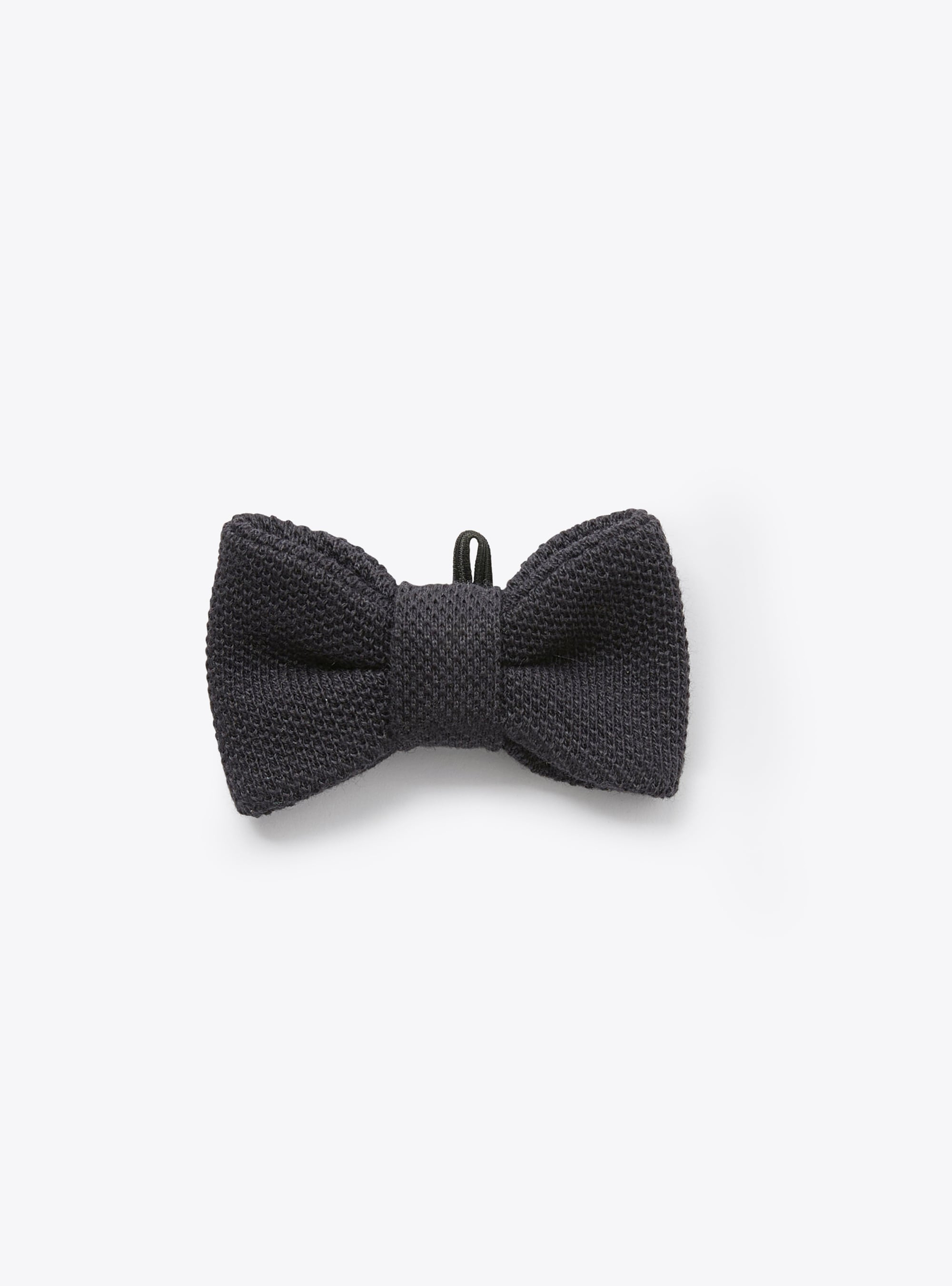 Nœud papillon pour bébé garçon en piqué bleu - Accessoires - Il Gufo