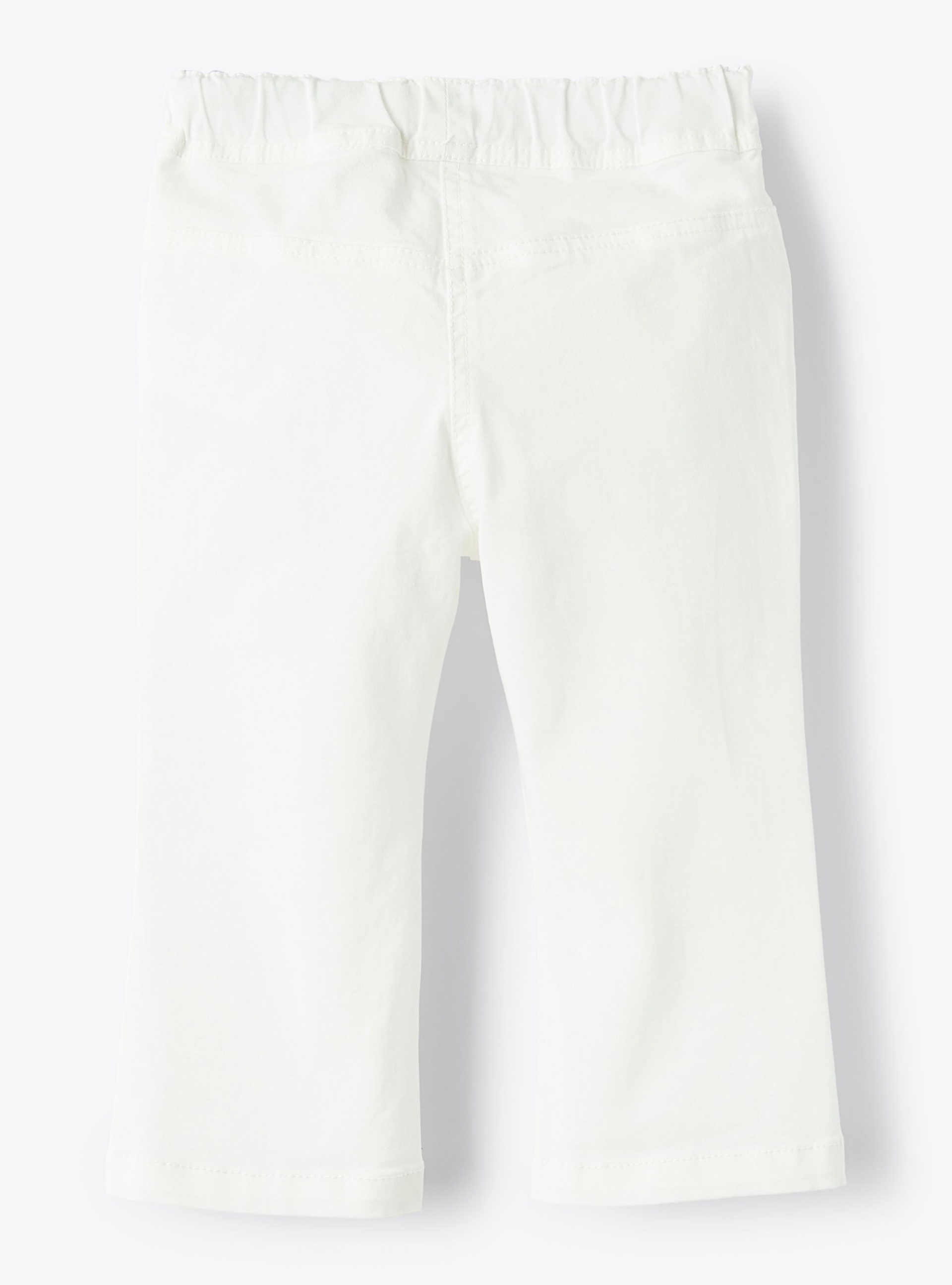 Pantacourt en gabardine blanche - Blanc | Il Gufo