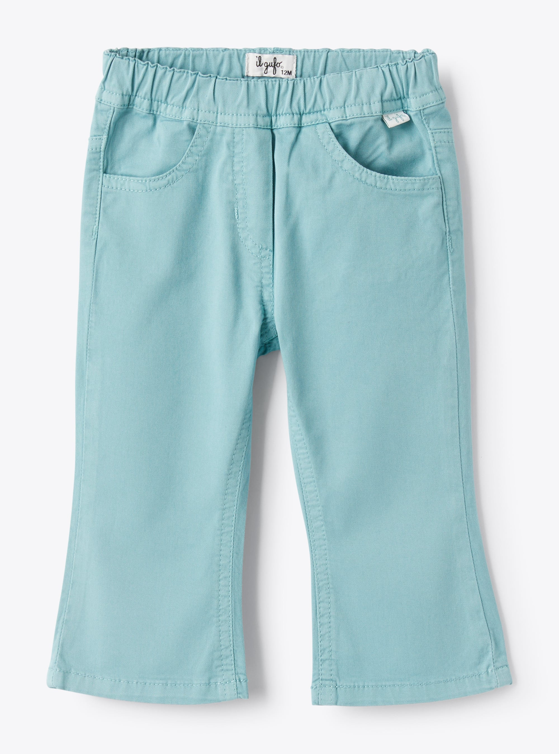 Cropped pants in gabardine - Trousers - Il Gufo