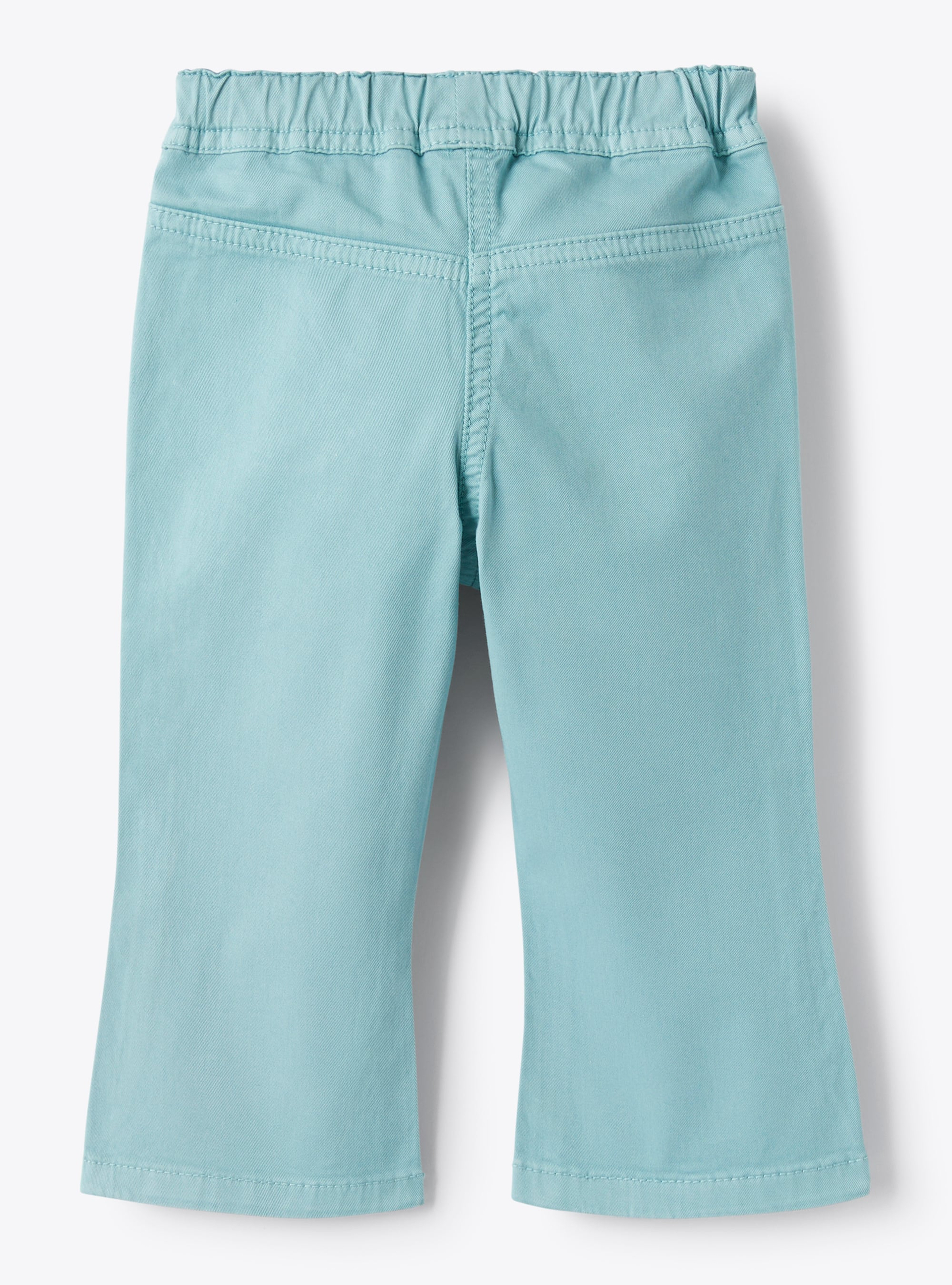 Cropped pants in gabardine - White | Il Gufo