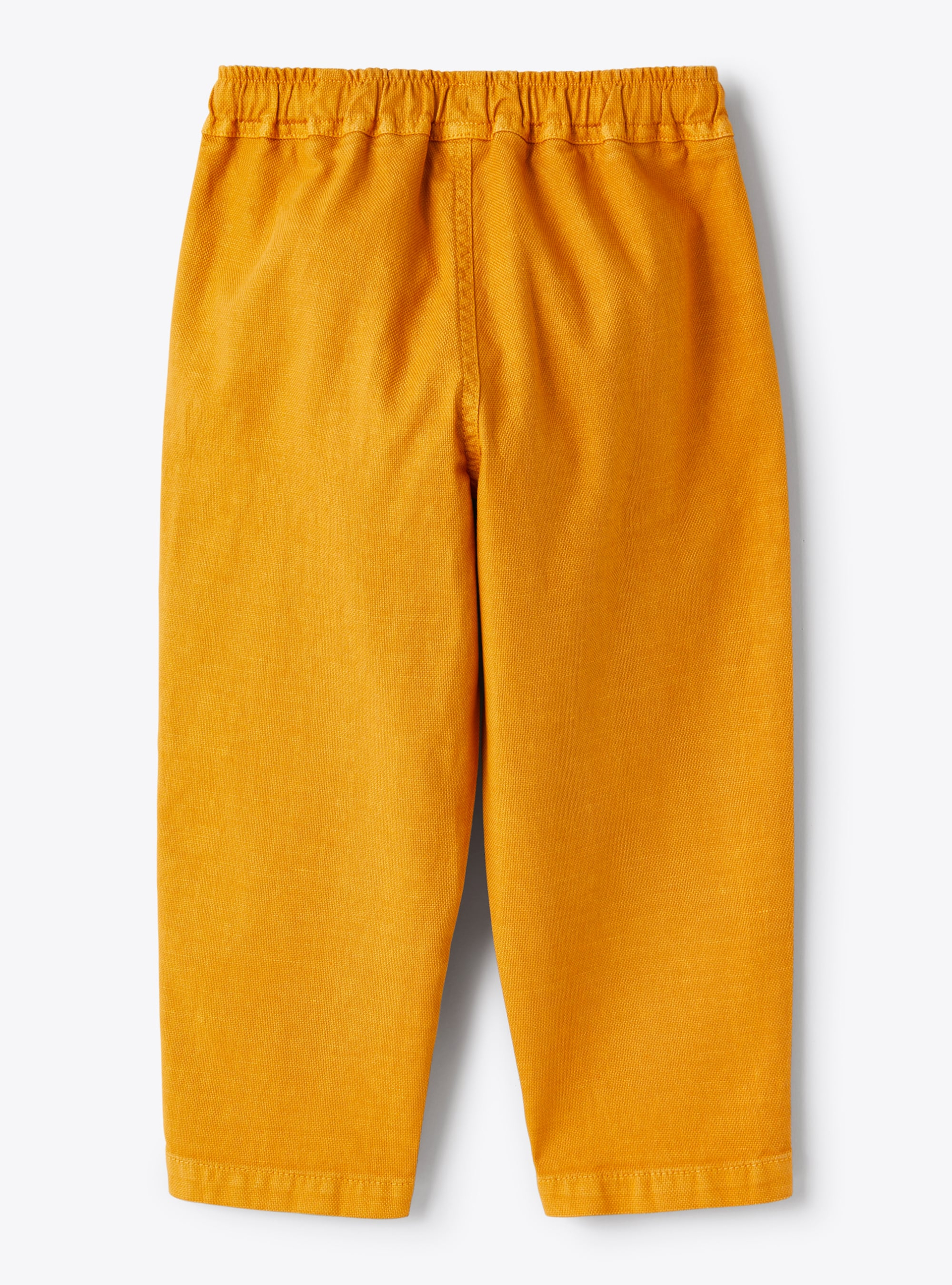 Canvas pants with drawstring - Brown | Il Gufo