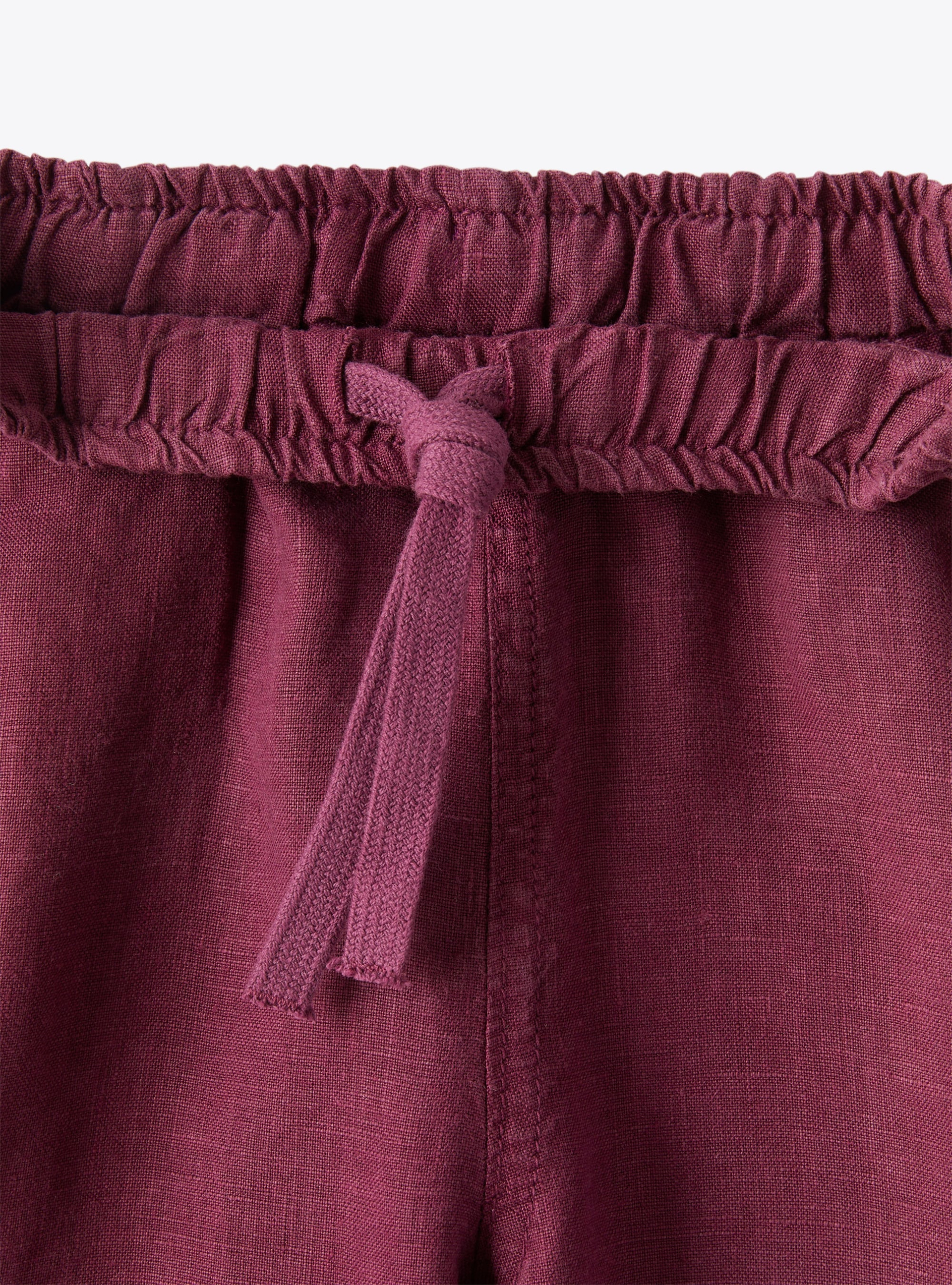 Linen pants with drawstring | Il Gufo