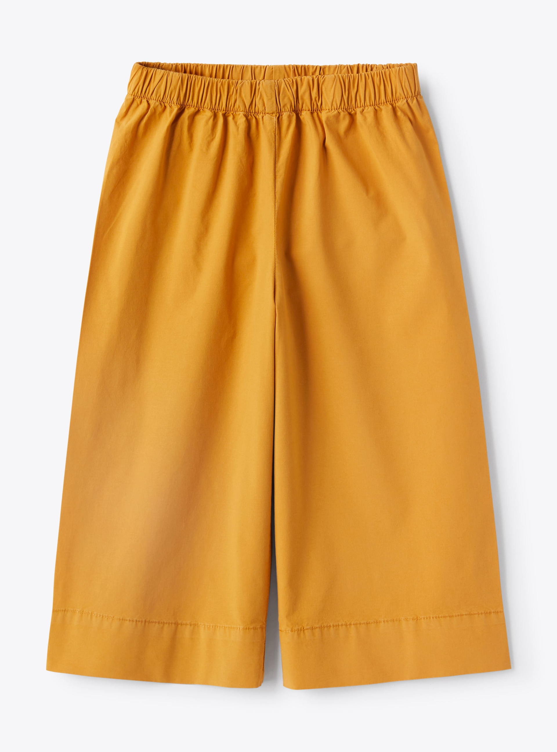 Capri pants in stretch cinnamon poplin - Trousers - Il Gufo