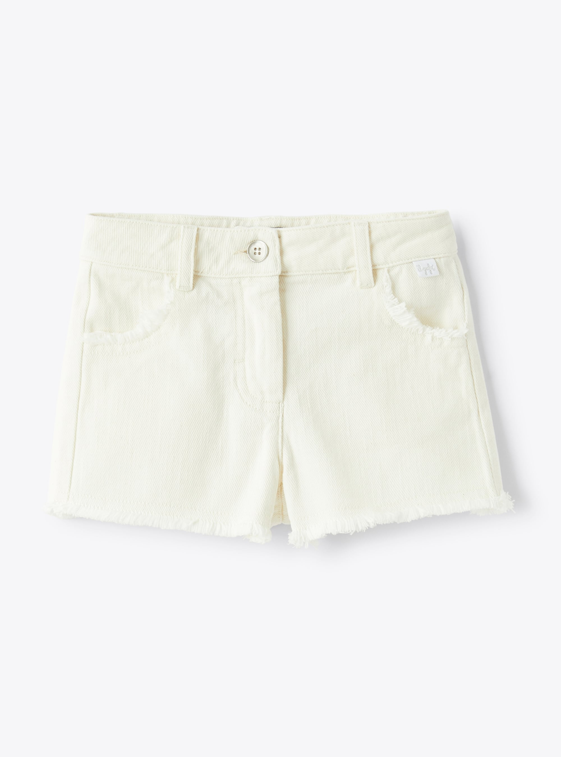 Short in denim bianco - Pantaloni - Il Gufo