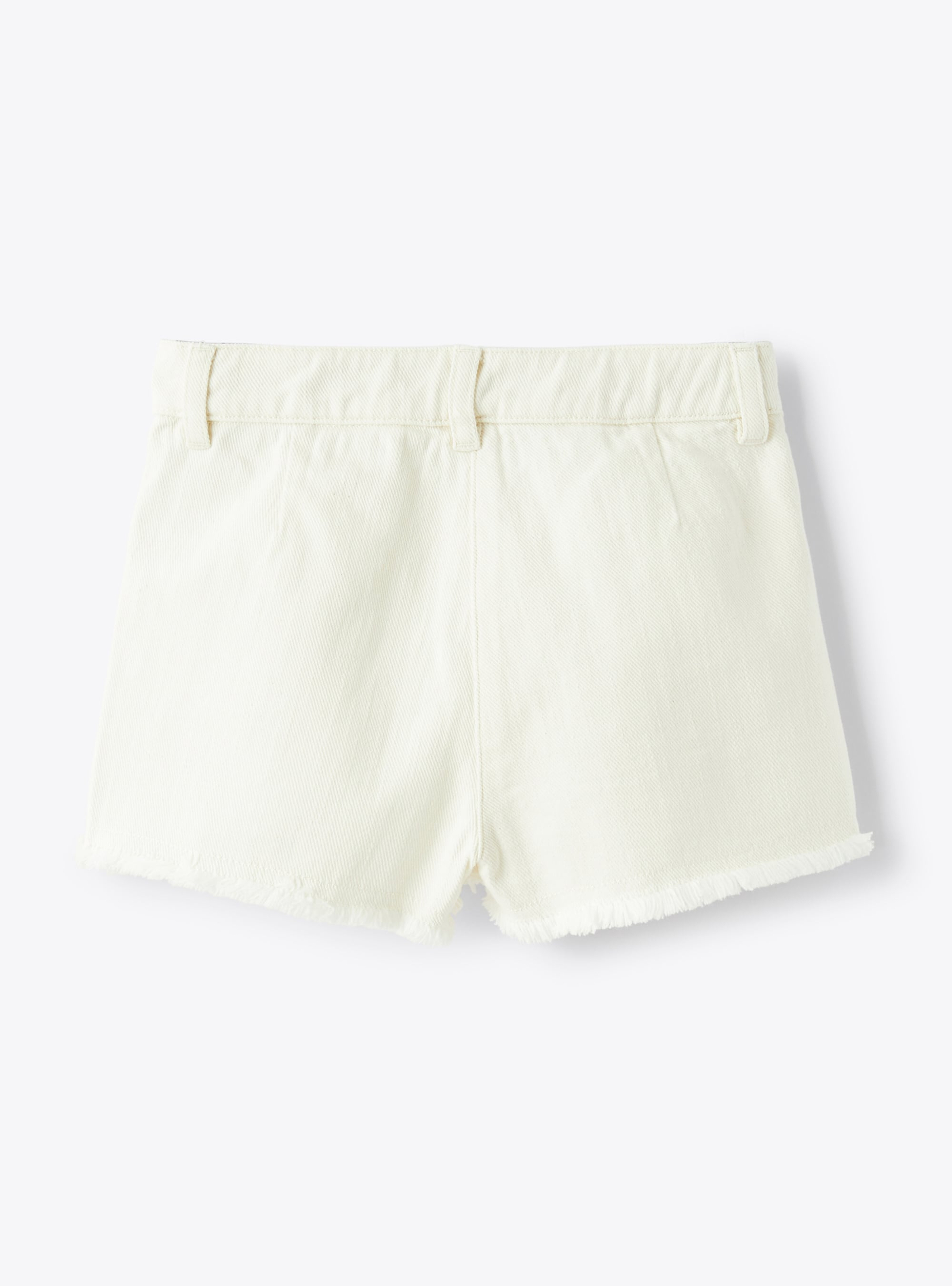 Short en denim blanc - Blanc | Il Gufo