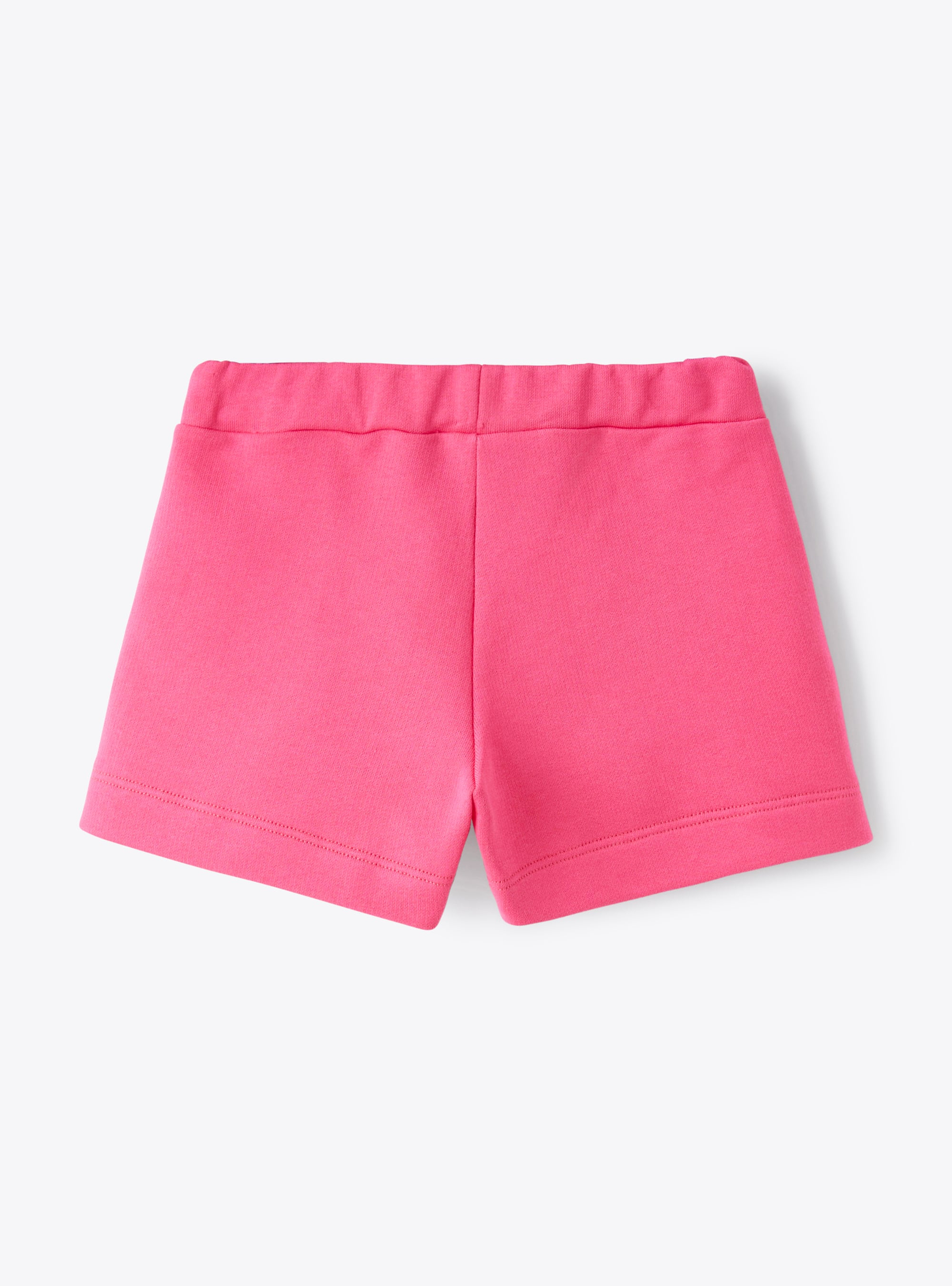 Shorts in fuchsia-pink fleece - Fuchsia | Il Gufo