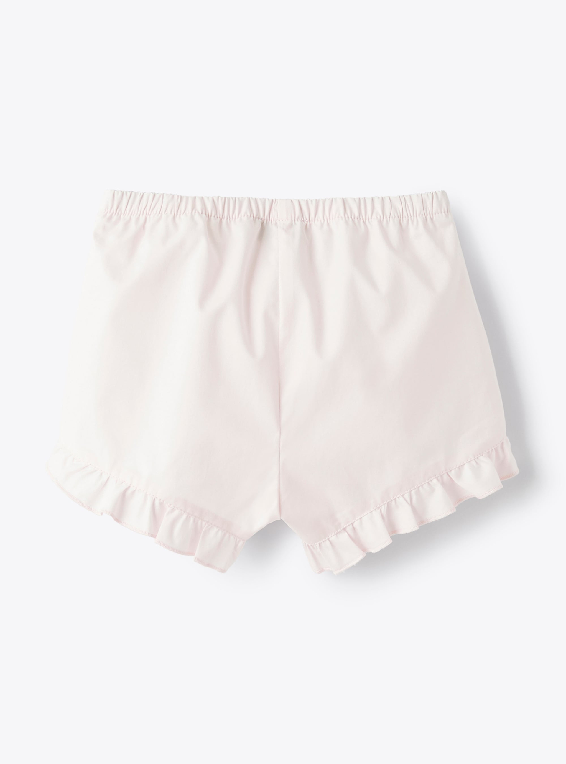 Shorts in stretch pearl-pink poplin - Trousers - Il Gufo