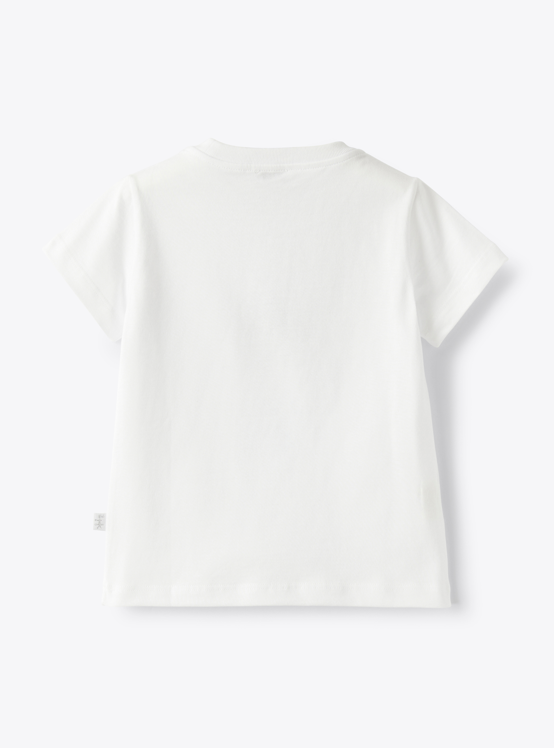 T-shirt with print of little girl - Brown | Il Gufo