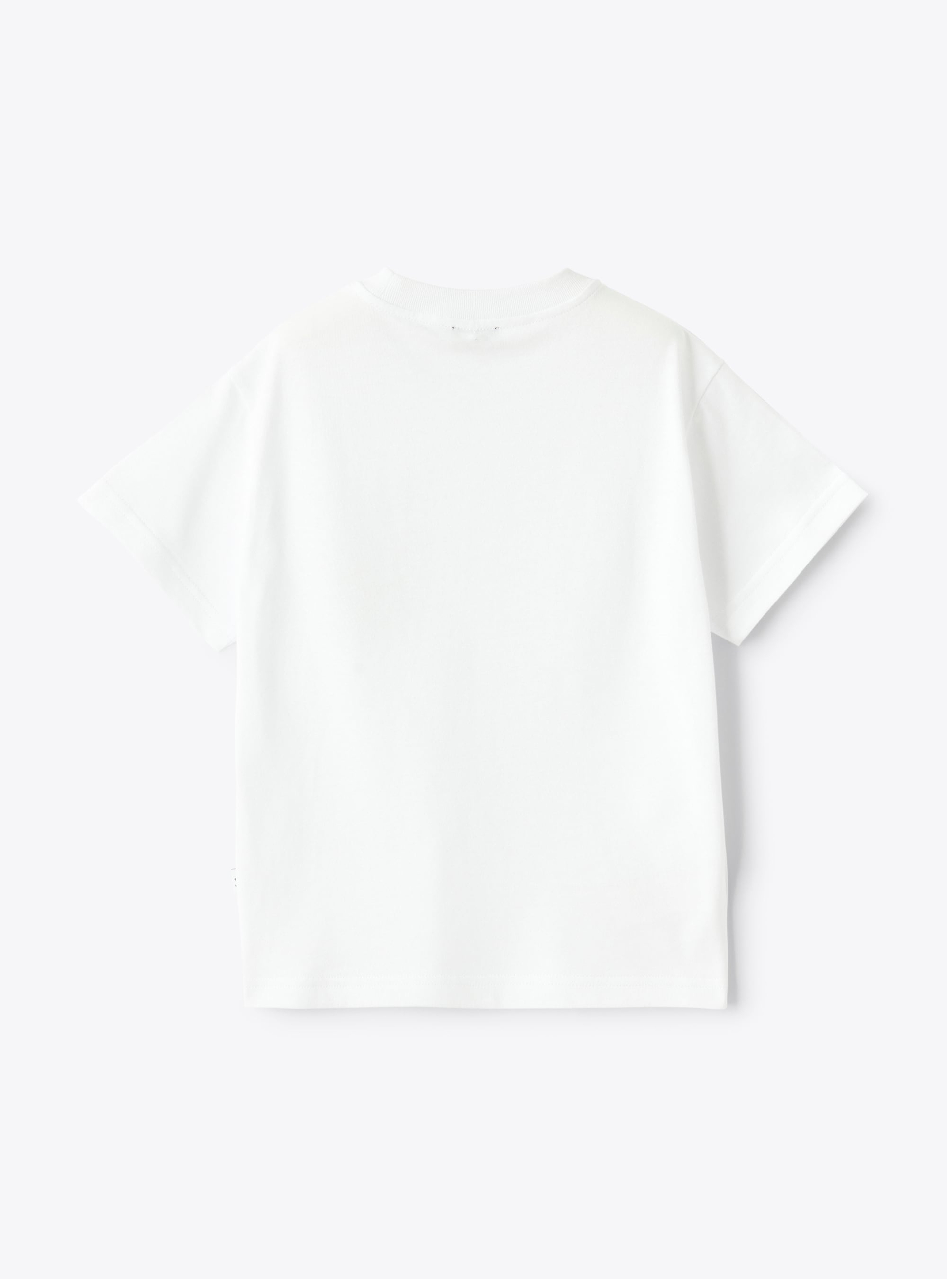 T-shirt with print design in lime and dark green - Green | Il Gufo