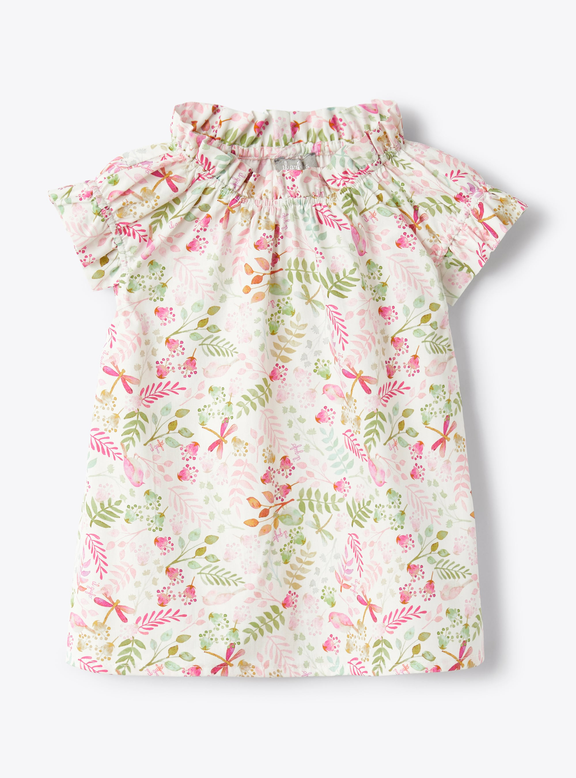 Top in an exclusive floral-print pattern - T-shirts - Il Gufo
