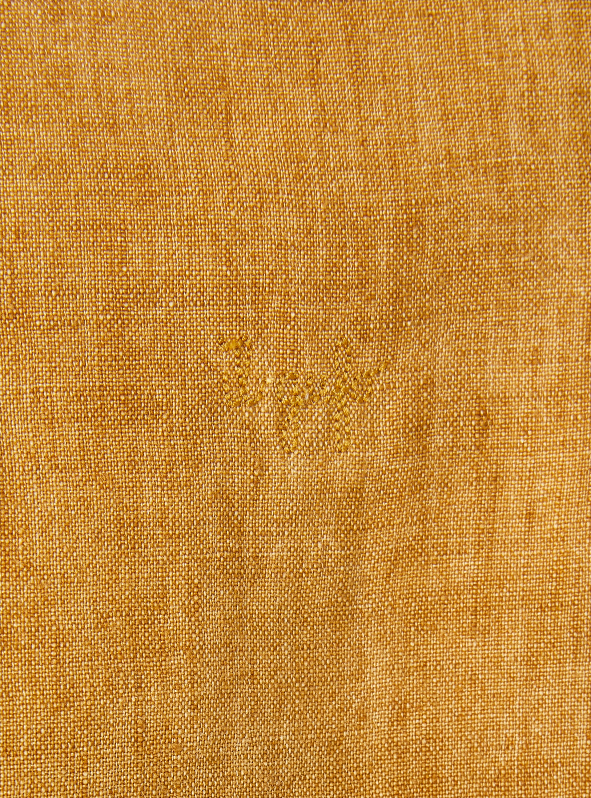 Top in cinnamon mélange linen - Brown | Il Gufo
