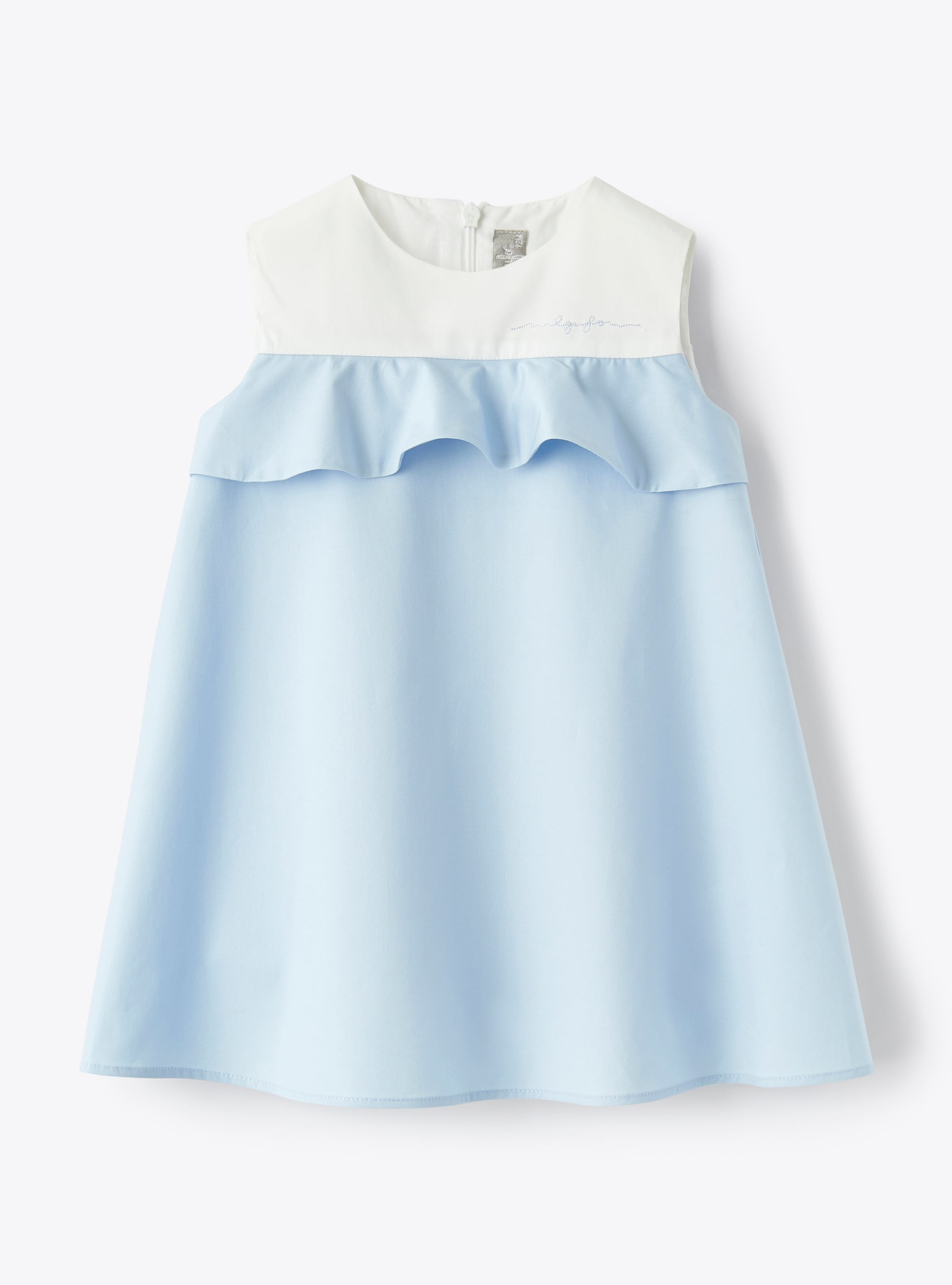 Dress in stretch poplin - Dresses - Il Gufo