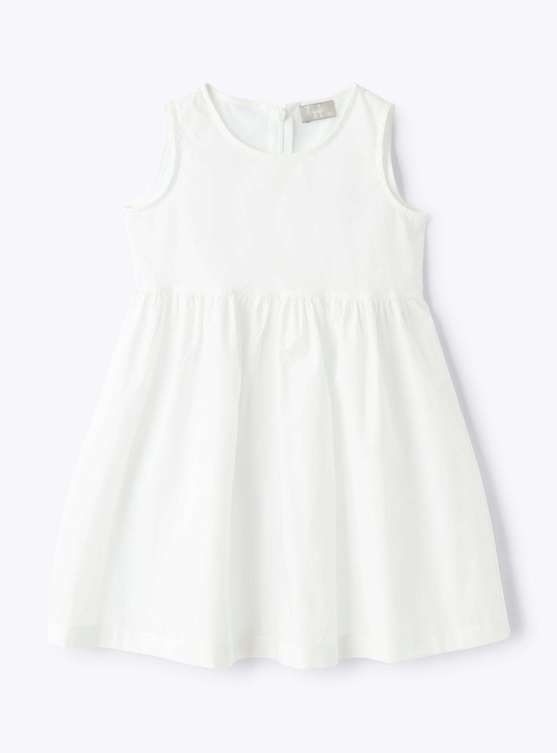 Dress in Madras-checked linen | Il Gufo