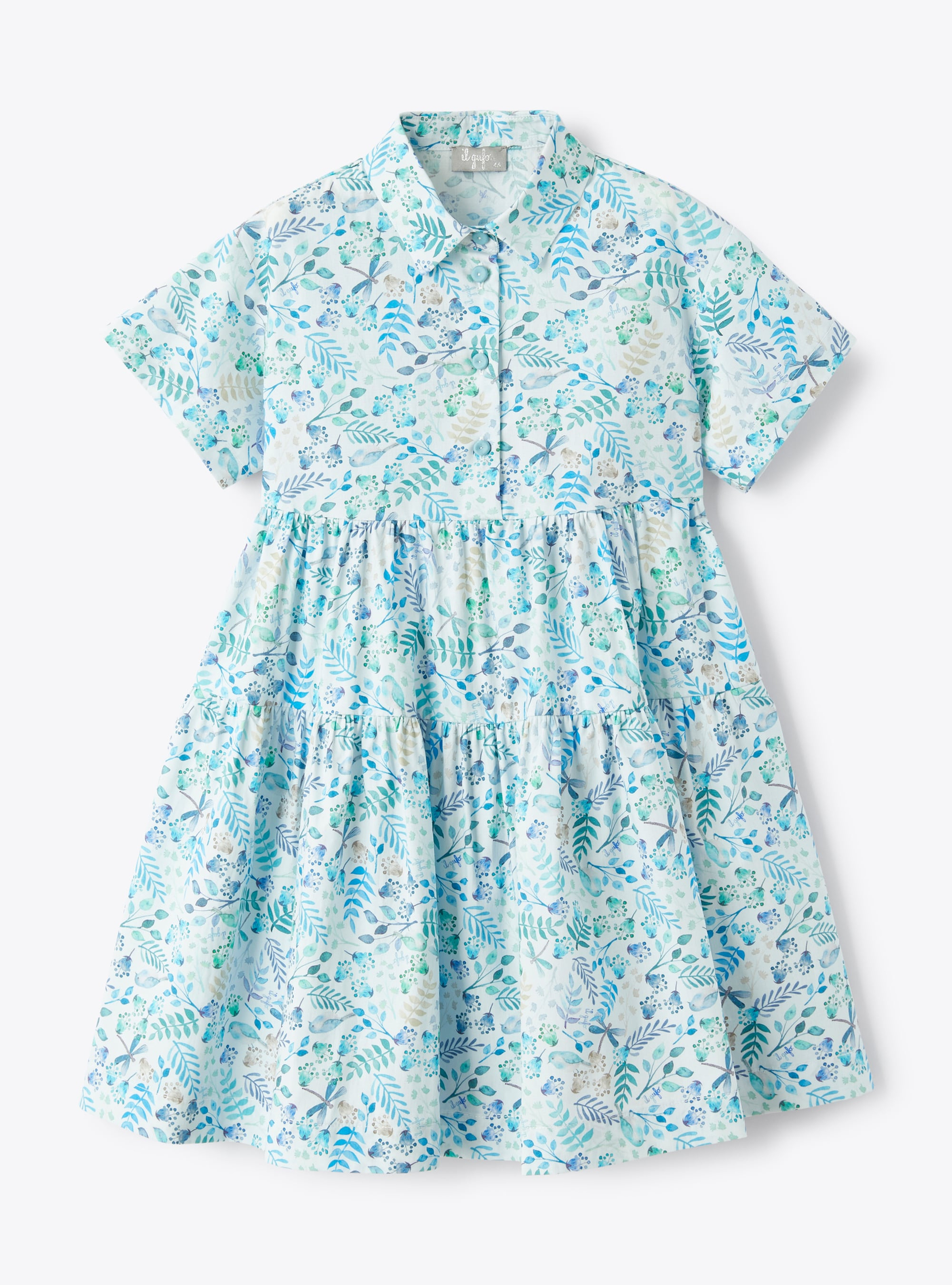 Dress with an exclusive print design - Dresses - Il Gufo