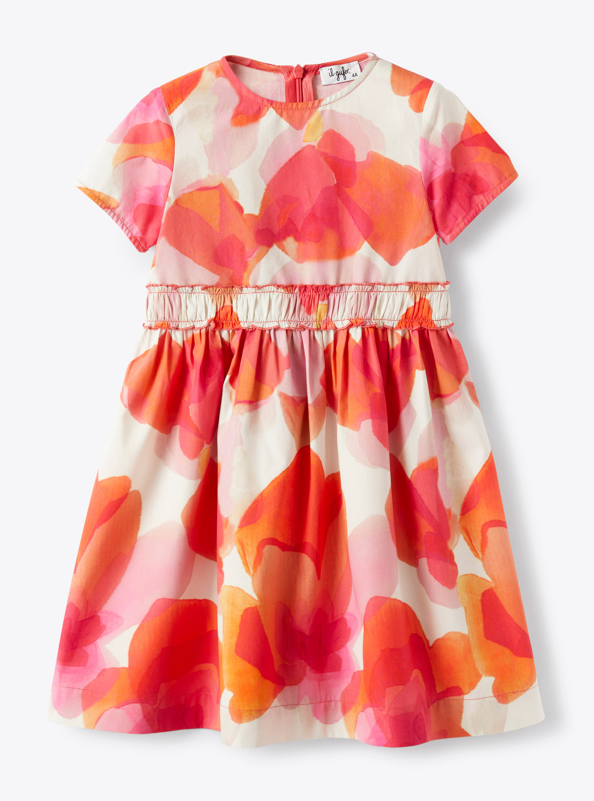 Dress in an exclusive floral print - Dresses - Il Gufo