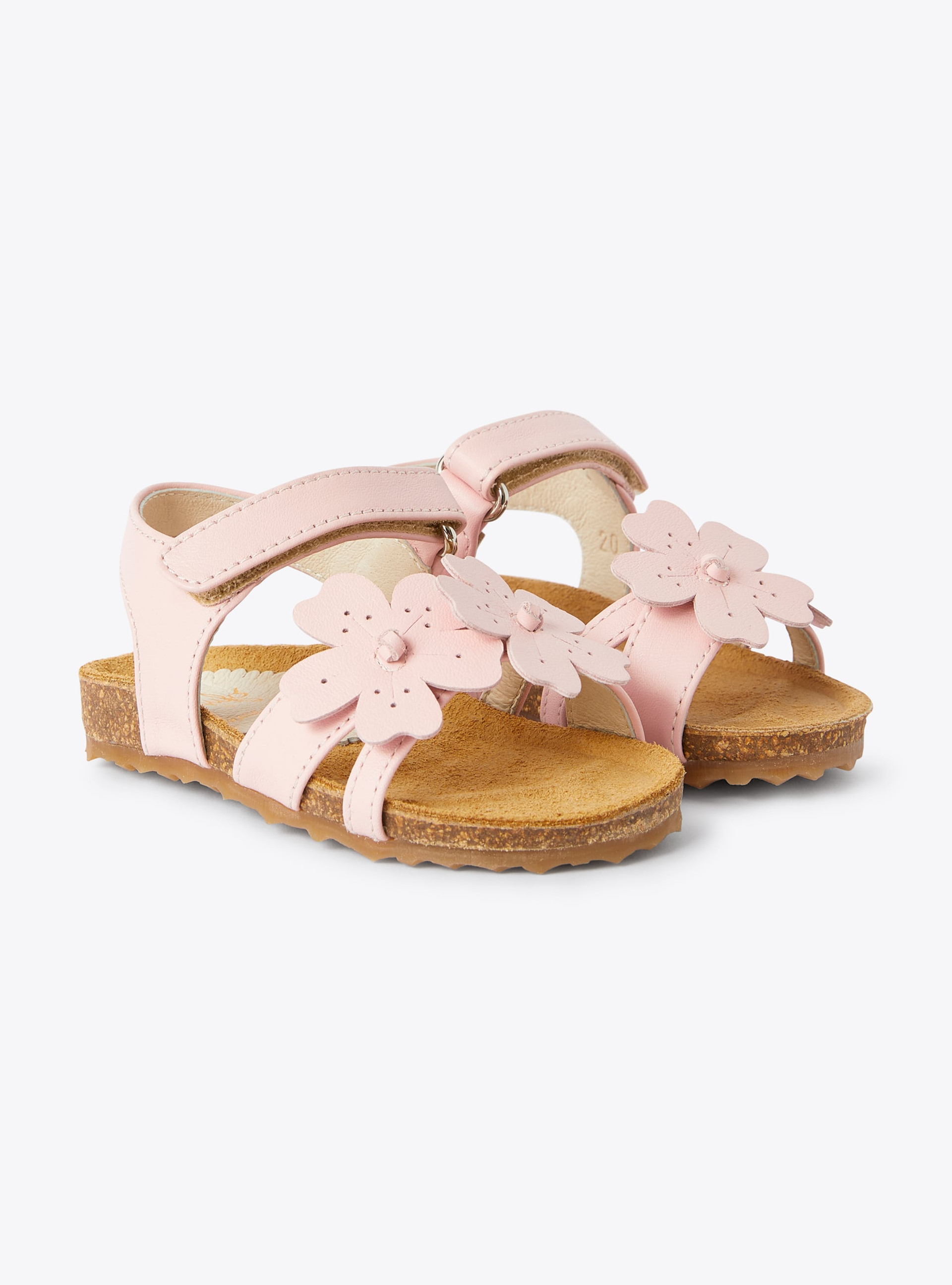 Sandales bébé avec fleur roses - Chaussures - Il Gufo