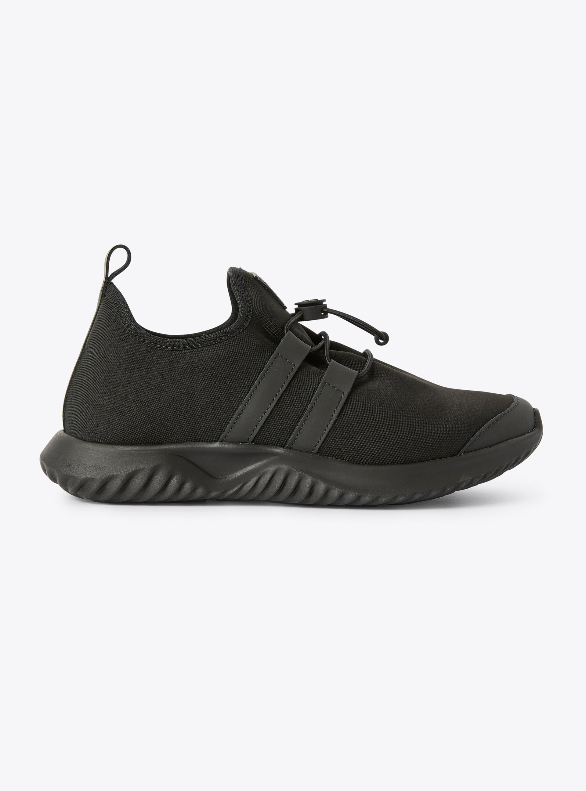 IG sneaker in black neoprene - Black | Il Gufo