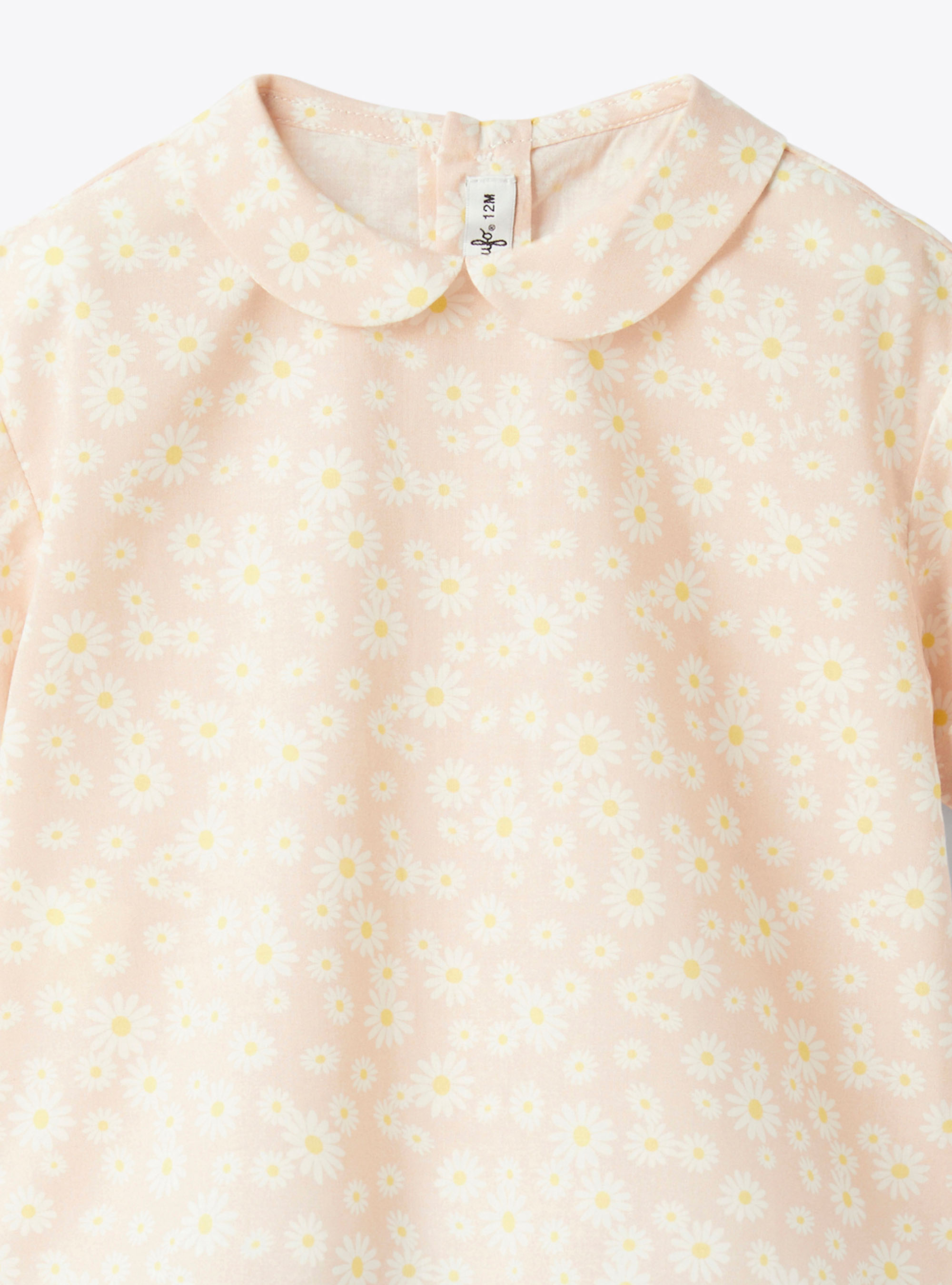 Shirt with floral print - Pink | Il Gufo
