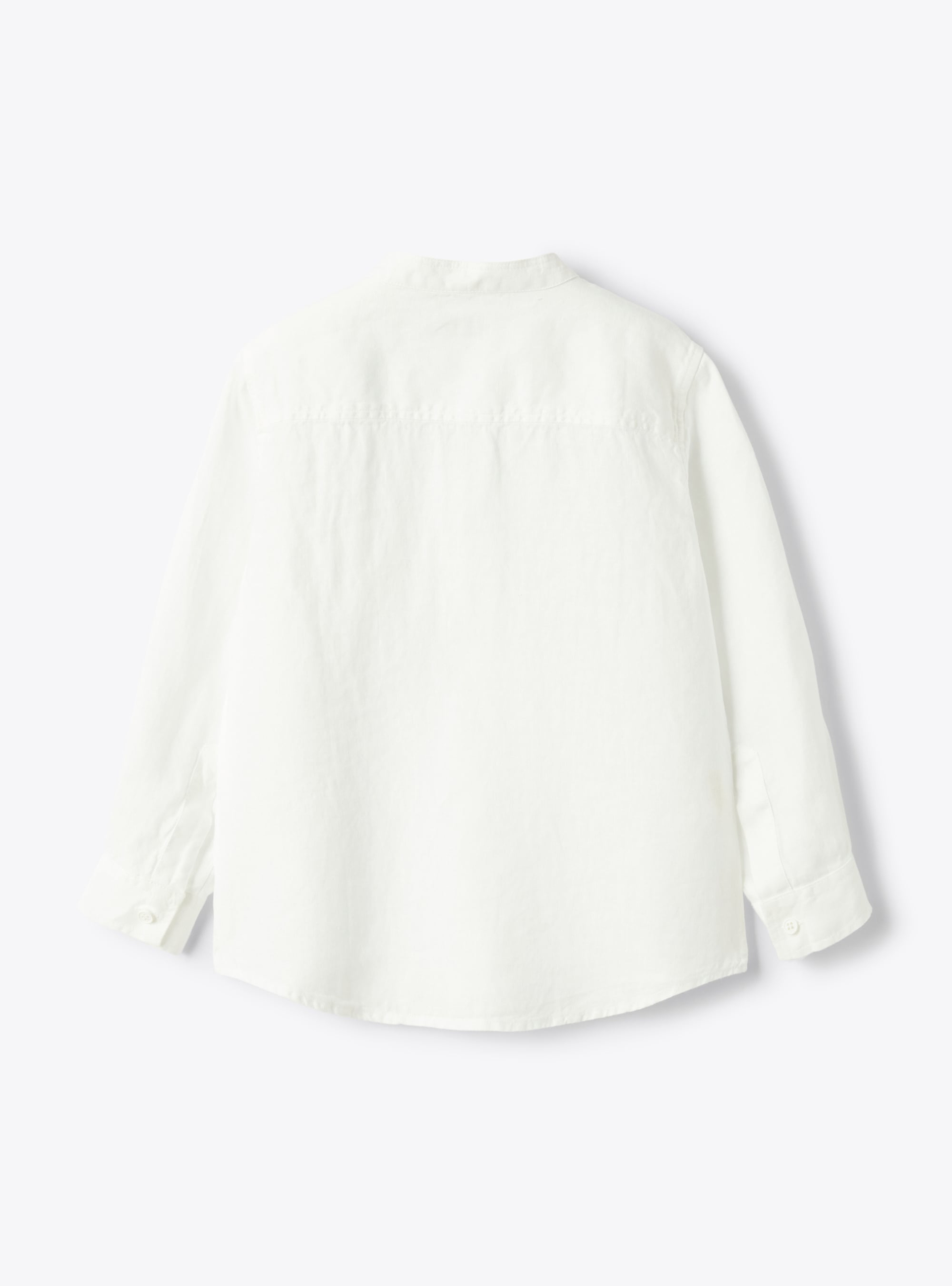 Camicia coreana in lino - Camicie - Il Gufo