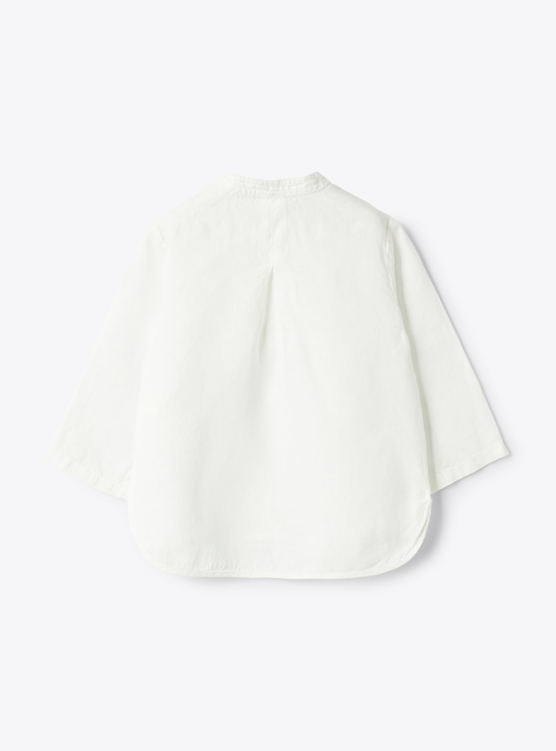 Camicia coreana in lino - Camicie - Il Gufo