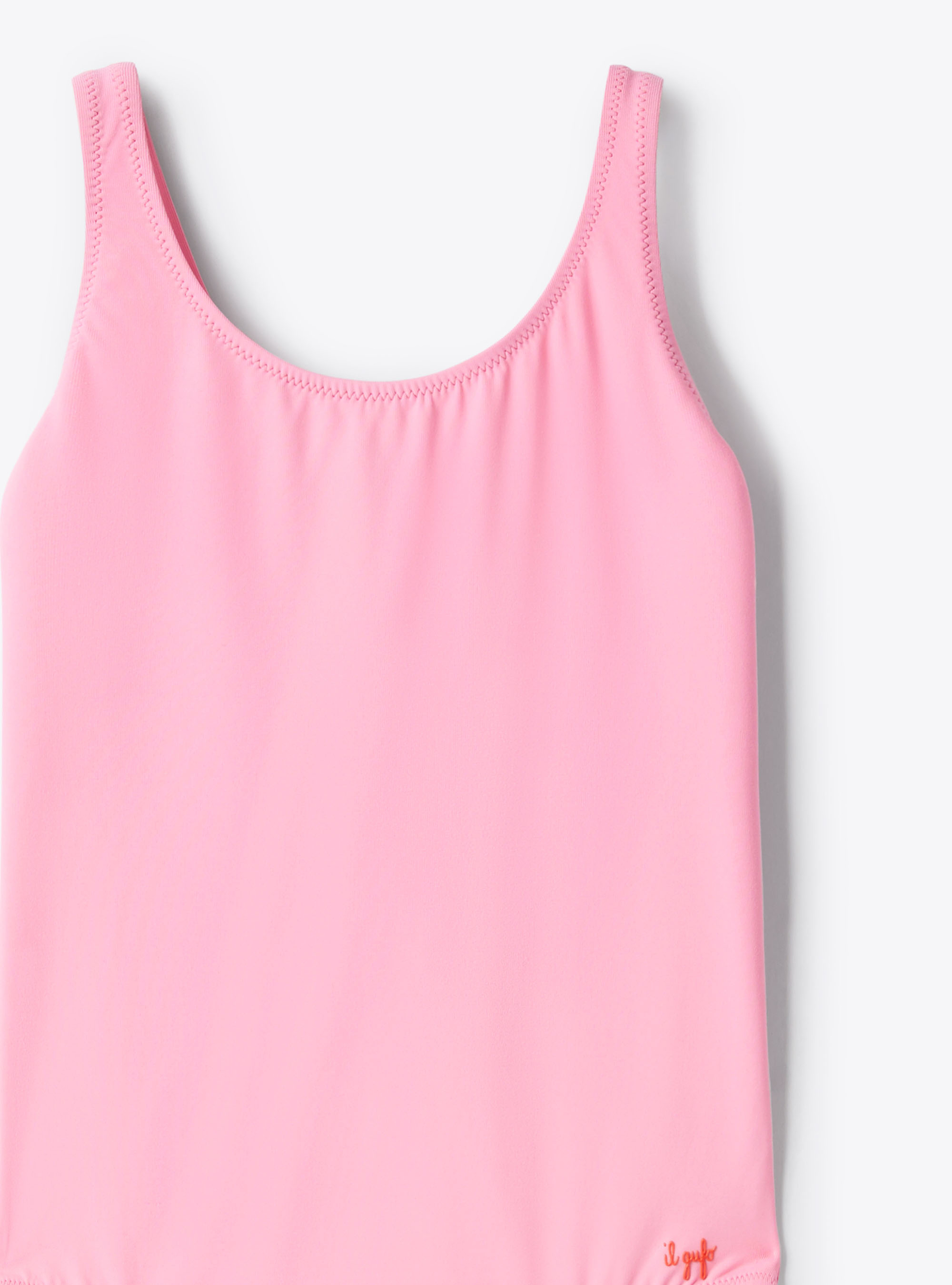 Lycra swimsuit with a bow on the back - Pink | Il Gufo