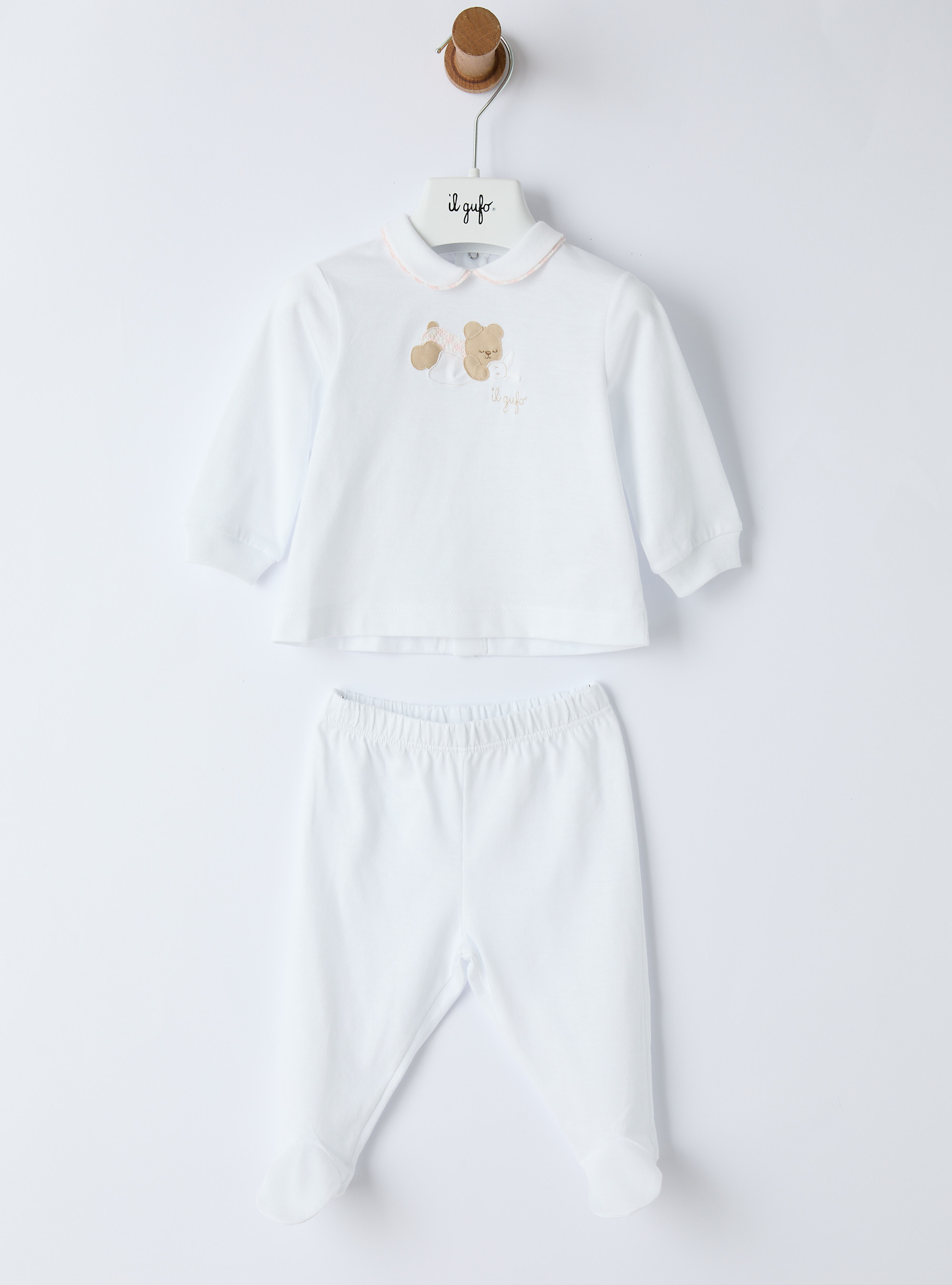 Tutina due pezzi in jersey di cotone - Completi due pezzi - Il Gufo
