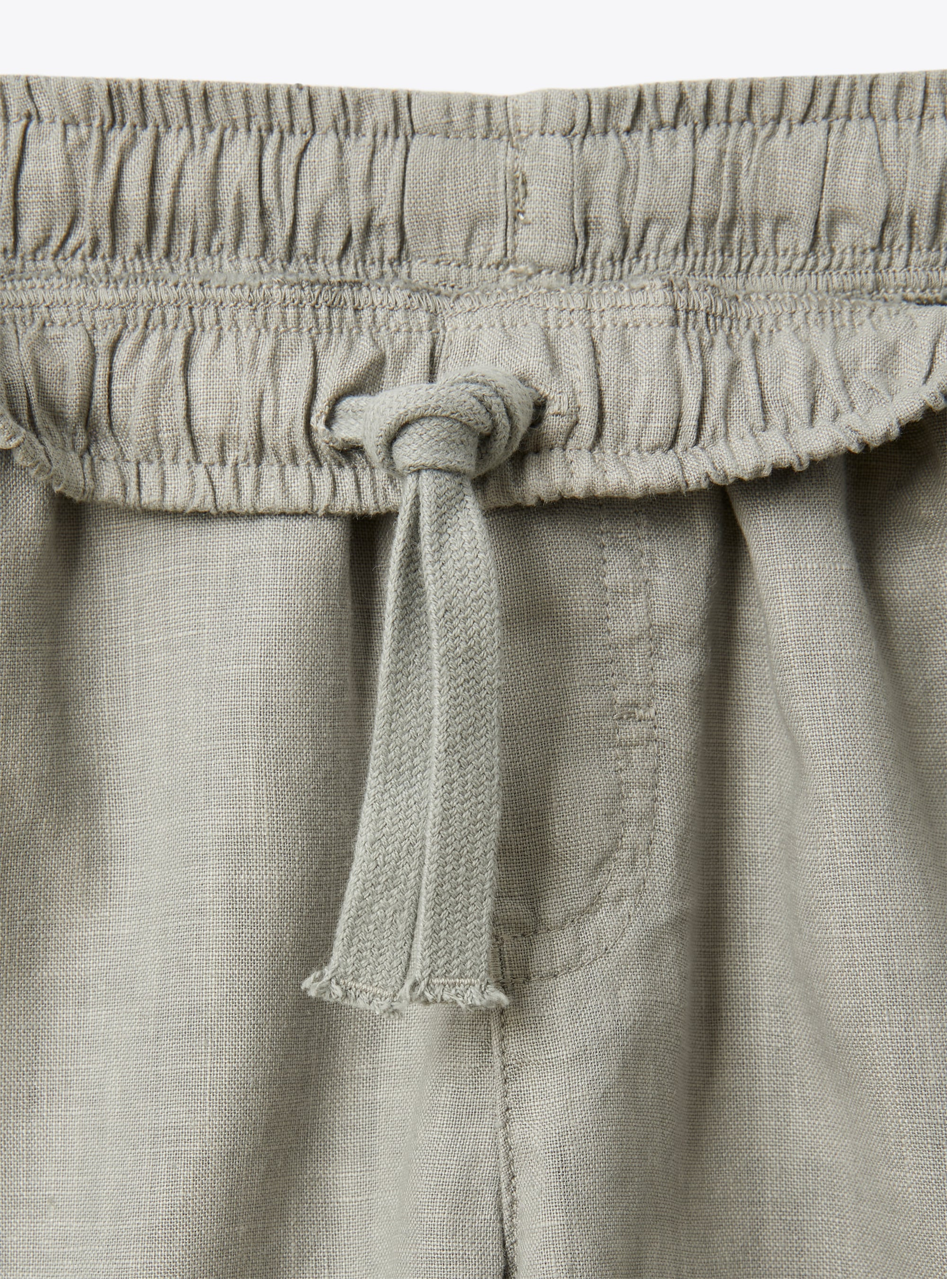 Two-piece linen set - Grey | Il Gufo