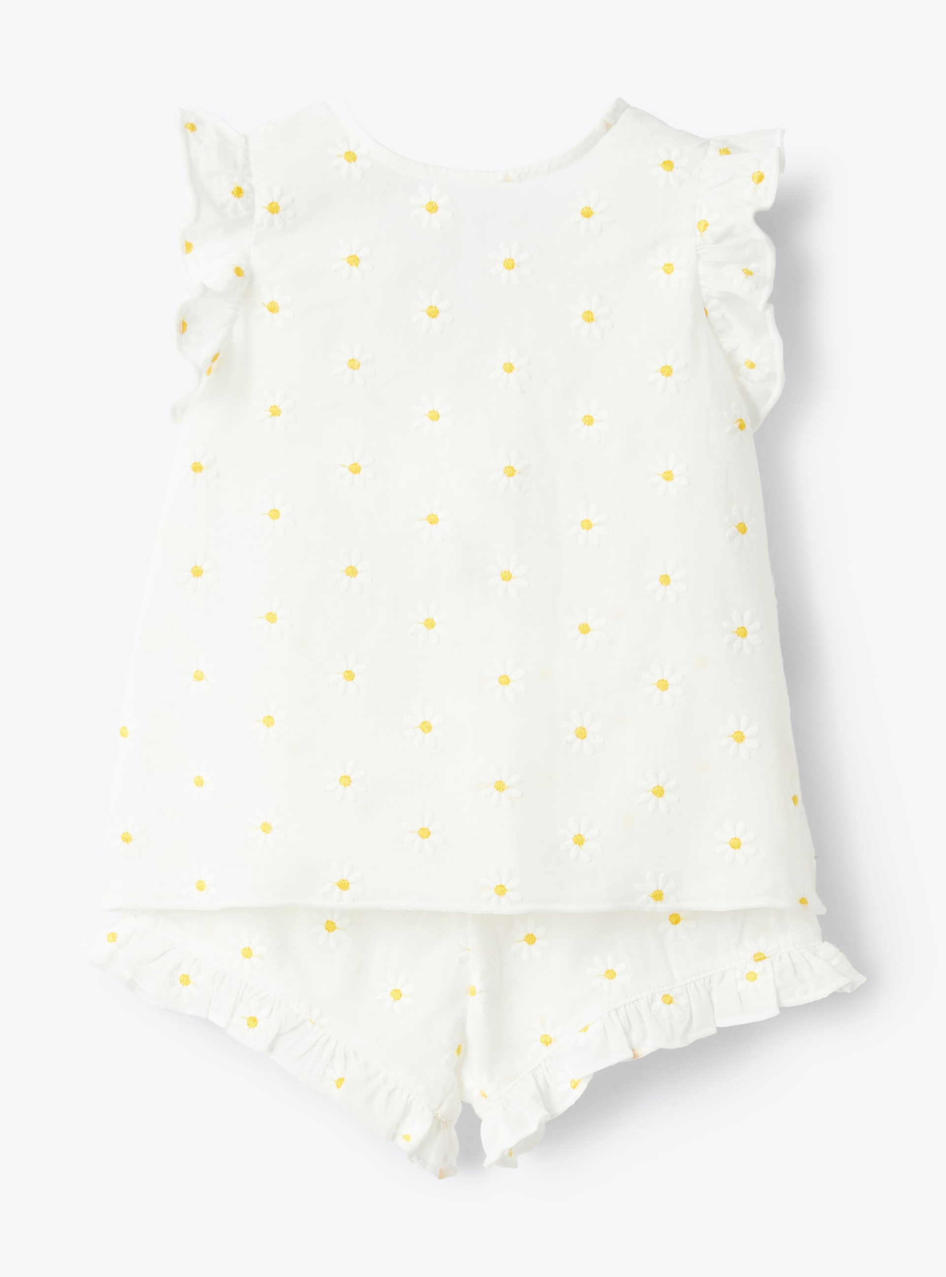 Muslin two-piece set with embroidery - Two-piece sets - Il Gufo