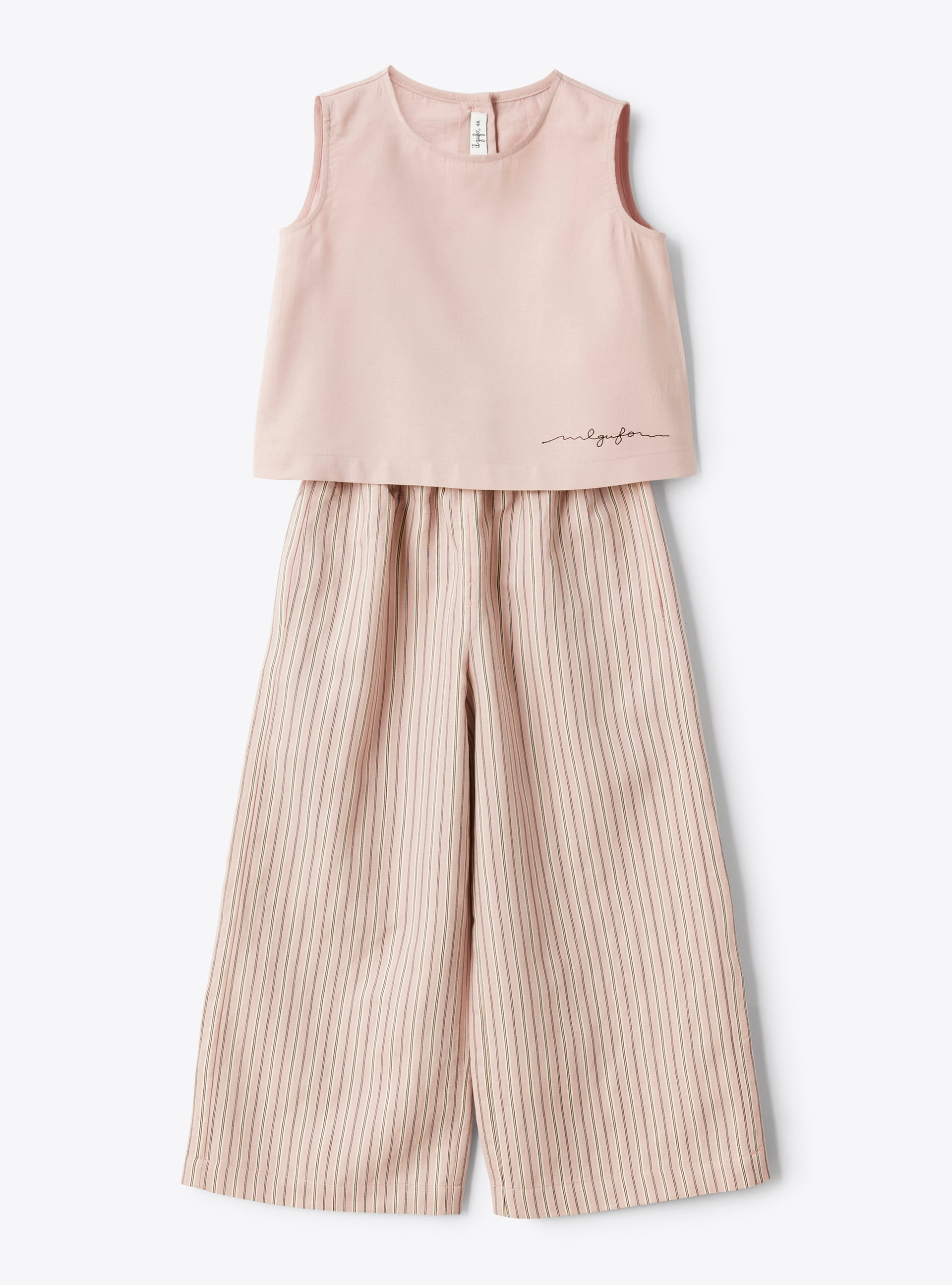 Set in striped viscose - Two-piece sets - Il Gufo