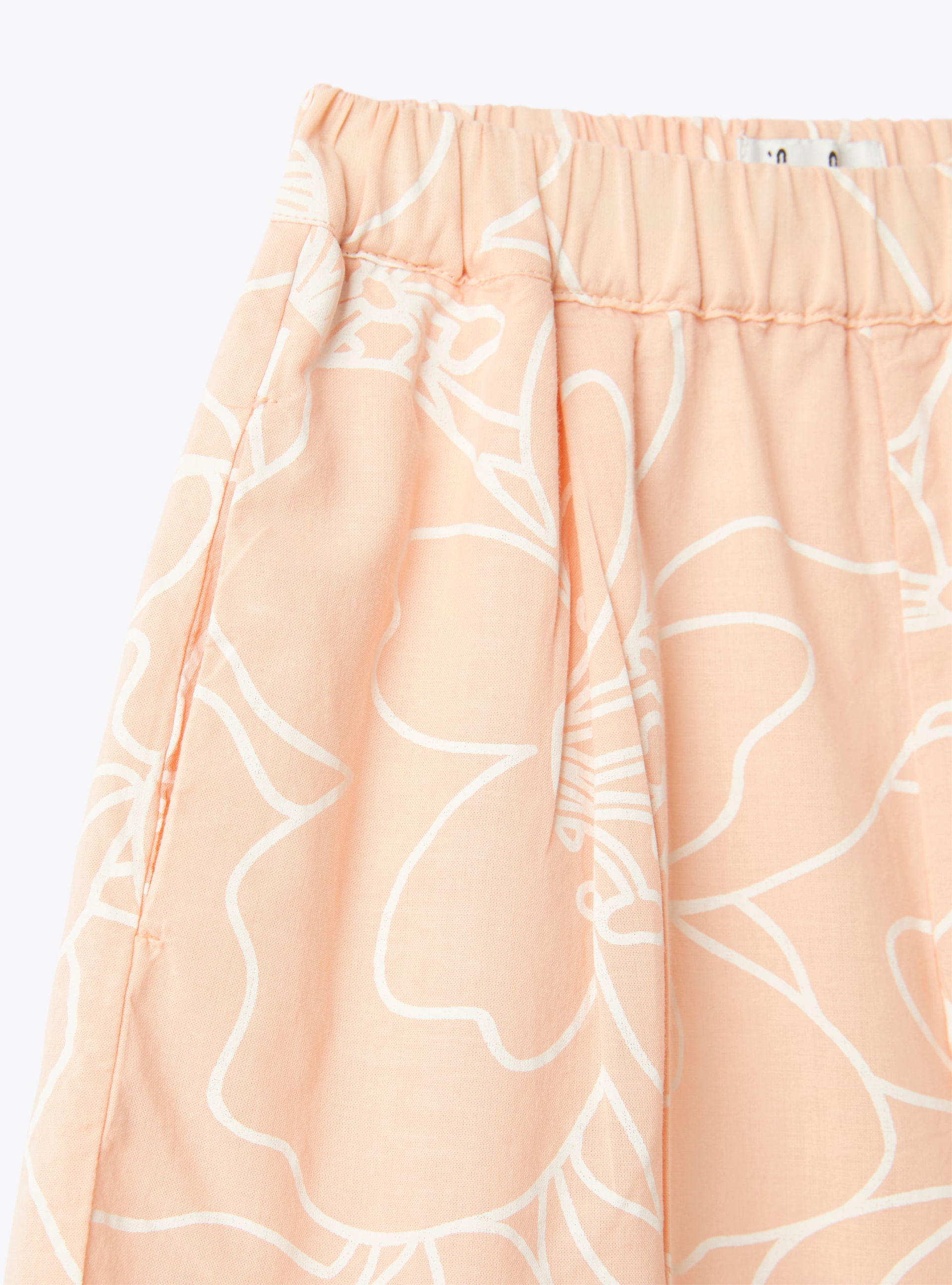 Floral print muslin set - Orange | Il Gufo