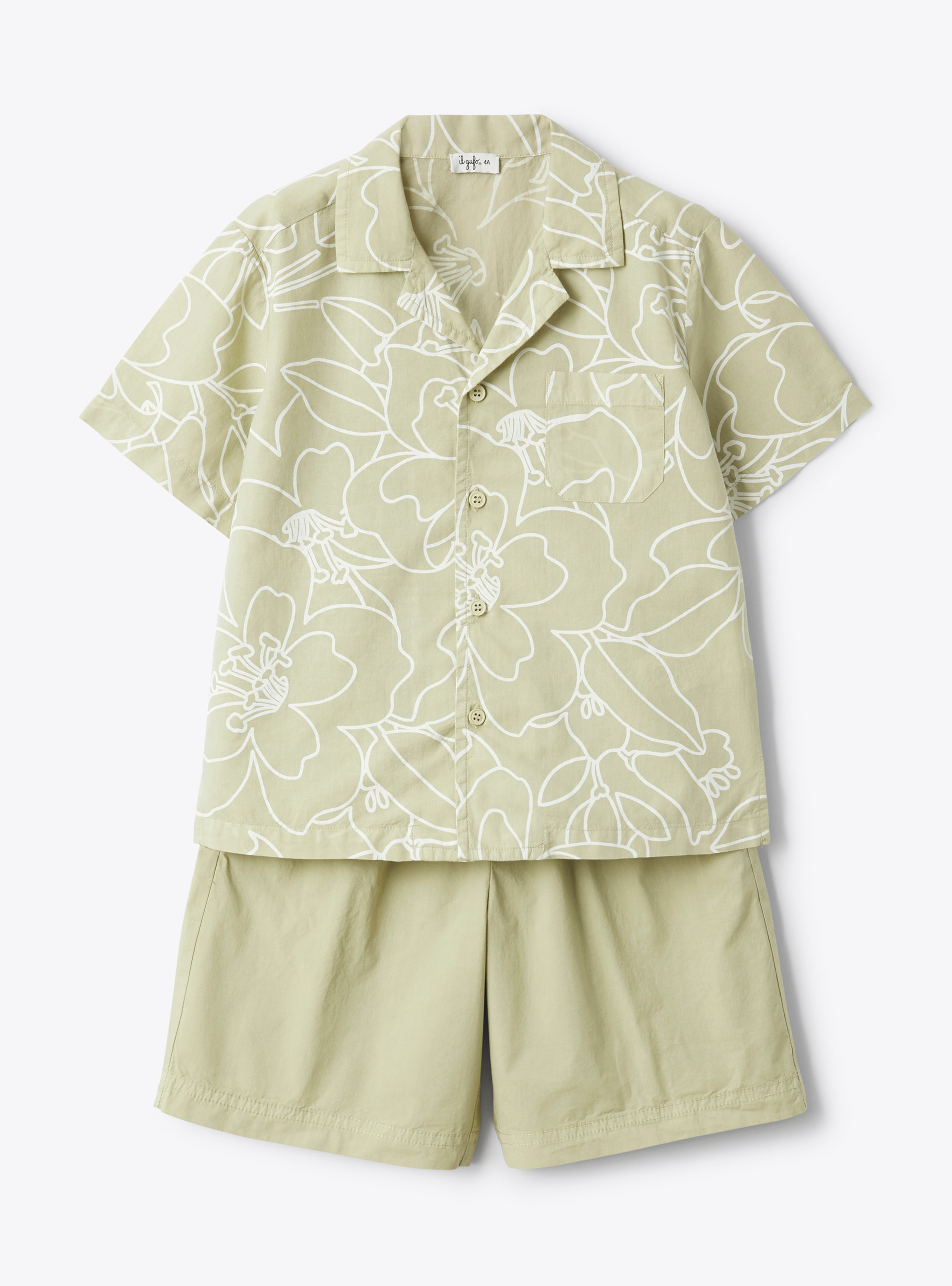 Muslin and poplin set - Two-piece sets - Il Gufo